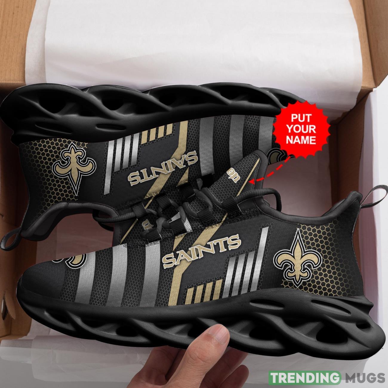 New Orleans Saints Custom Personalized Max Soul Sneakers Running Sports Shoes Ultra Sneakers Max Soul New Orleans Saints Custom Personalized Max Soul Sneakers Running Sports Shoes Ultra Sneakers Max Soul