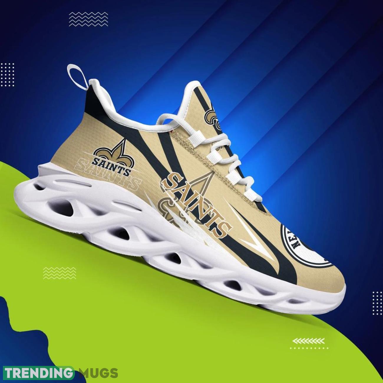 New Orleans Saints NFL Max Soul Sneakers Personalize Name Limited Sport Shoes Max Soul New Orleans Saints NFL Max Soul Sneakers Personalize Name Limited Sport Shoes Max Soul