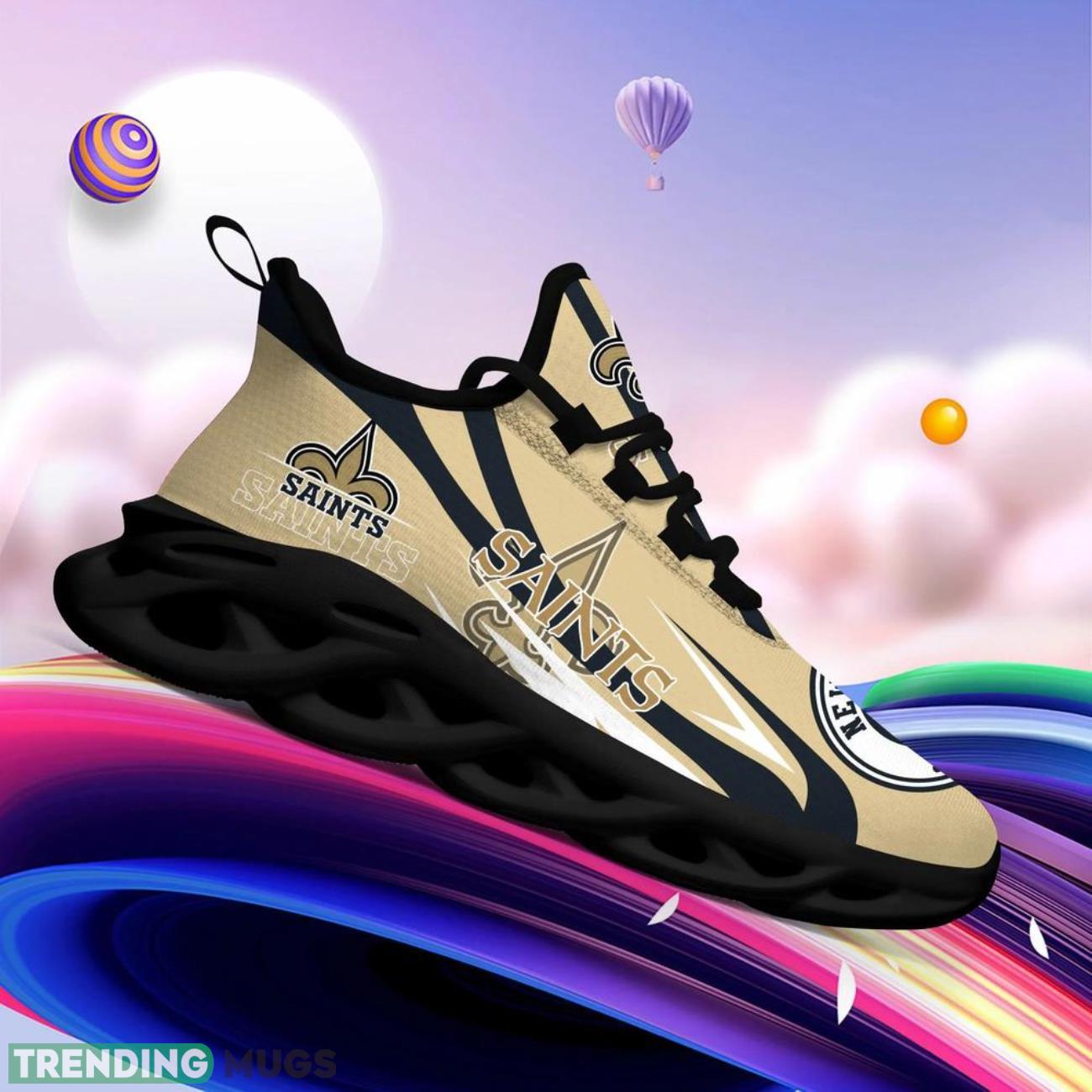 New Orleans Saints NFL Max Soul Sneakers Personalize Name Limited Sport Shoes Max Soul New Orleans Saints NFL Max Soul Sneakers Personalize Name Limited Sport Shoes Max Soul
