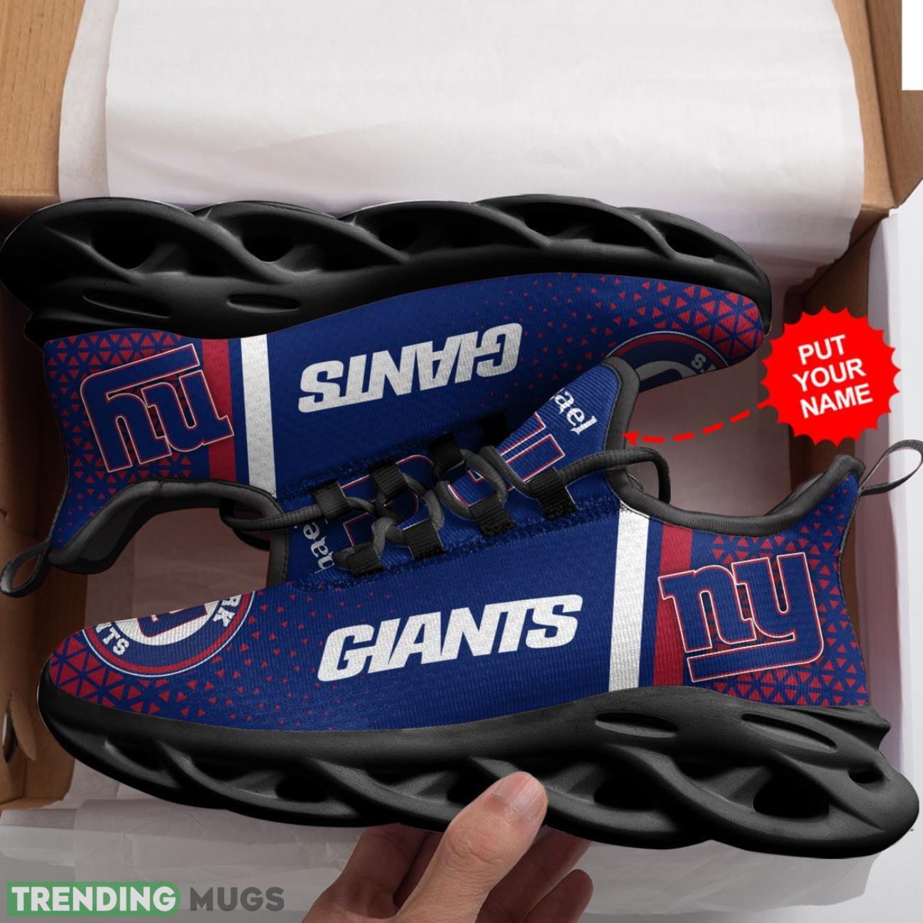 New York Giants Custom Personalized Max Soul Sneakers Dynamic Shoes For Men Women Max Soul New York Giants Custom Personalized Max Soul Sneakers Dynamic Shoes For Men Women Max Soul