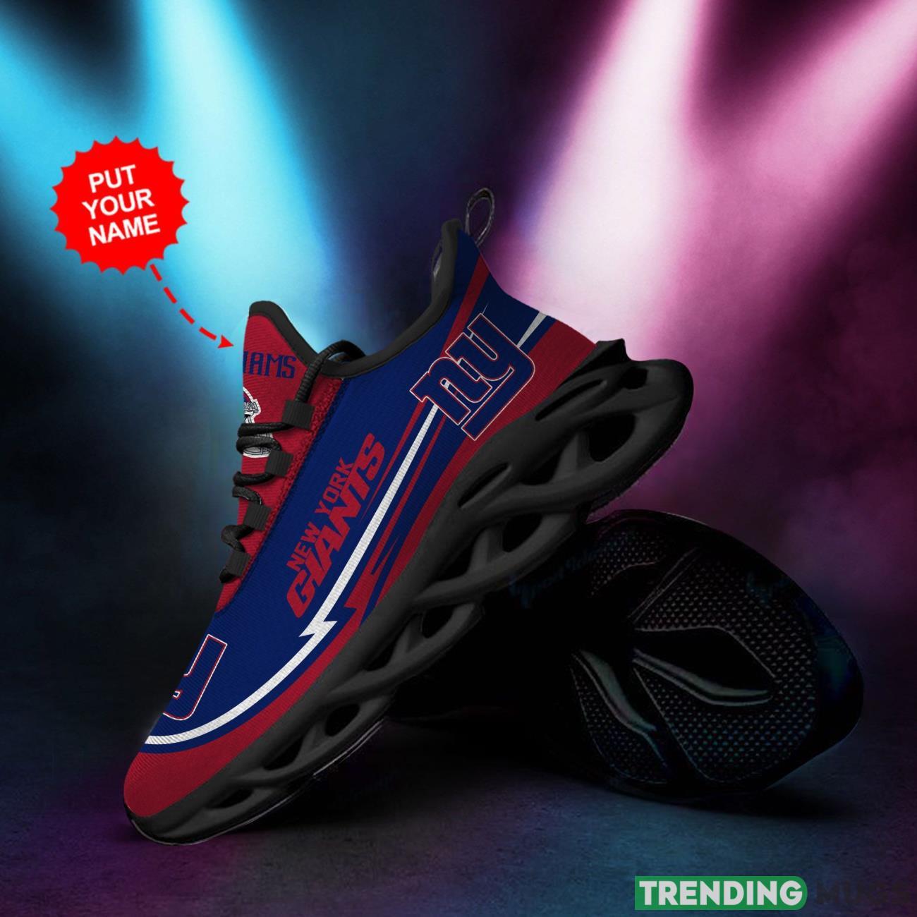 New York Giants Custom Personalized Max Soul Sneakers Running Sports Shoes Ultra Sneakers Max Soul New York Giants Custom Personalized Max Soul Sneakers Running Sports Shoes Ultra Sneakers Max Soul