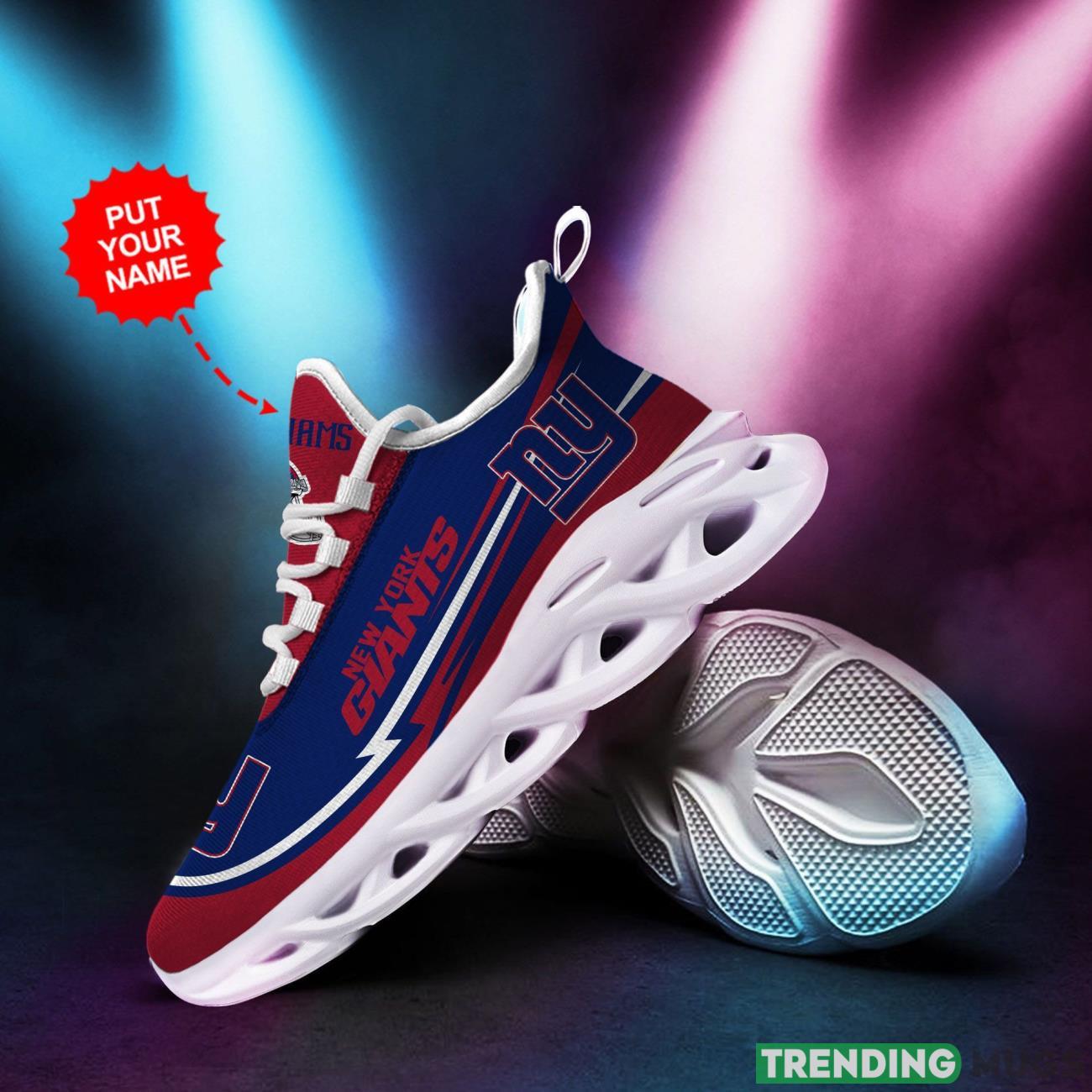 New York Giants Custom Personalized Max Soul Sneakers Running Sports Shoes Ultra Sneakers Max Soul New York Giants Custom Personalized Max Soul Sneakers Running Sports Shoes Ultra Sneakers Max Soul