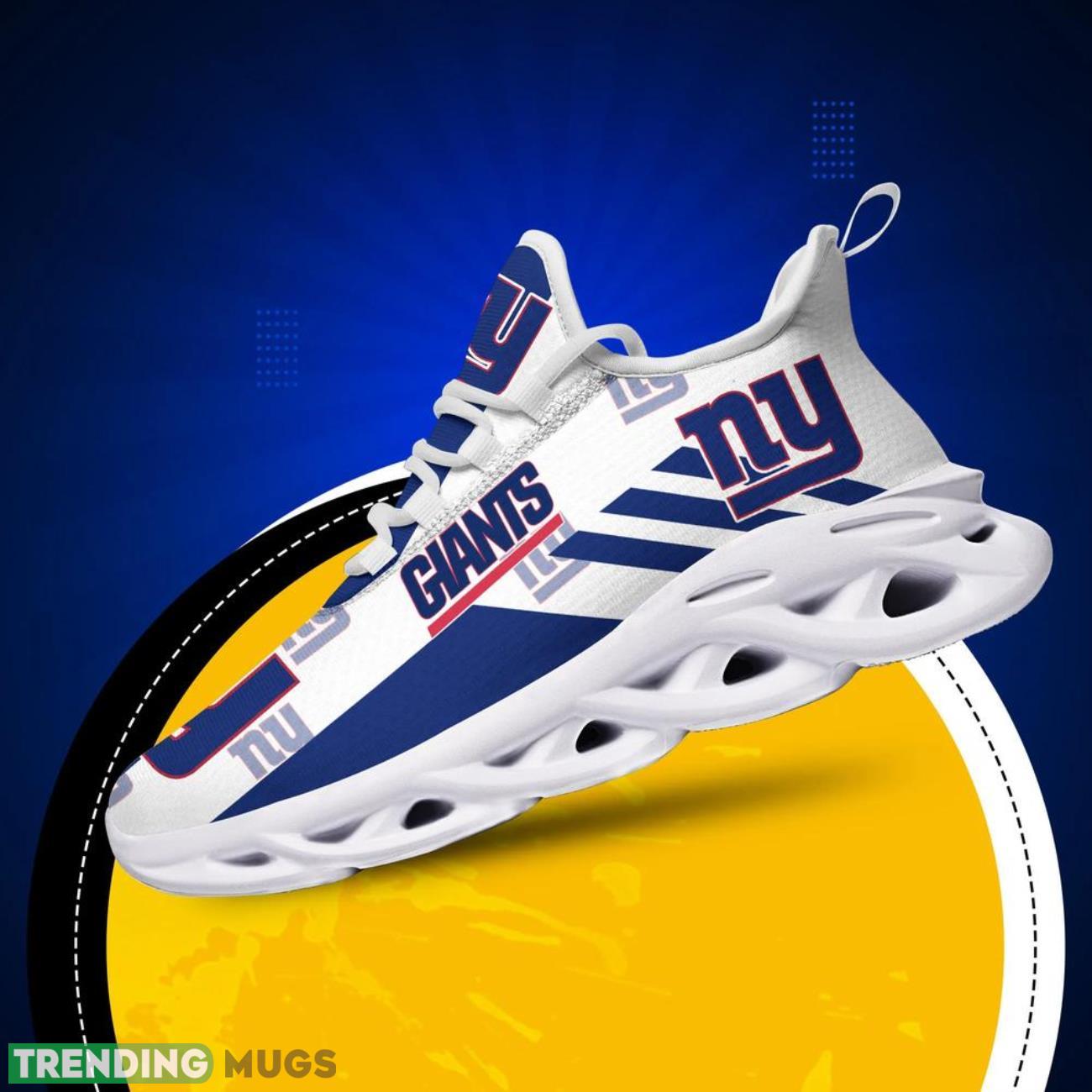 New York Giants Logo NFL Sneakers Max Soul Shoes Custom Name Personalized Gifts Max Soul New York Giants Logo NFL Sneakers Max Soul Shoes Custom Name Personalized Gifts Max Soul