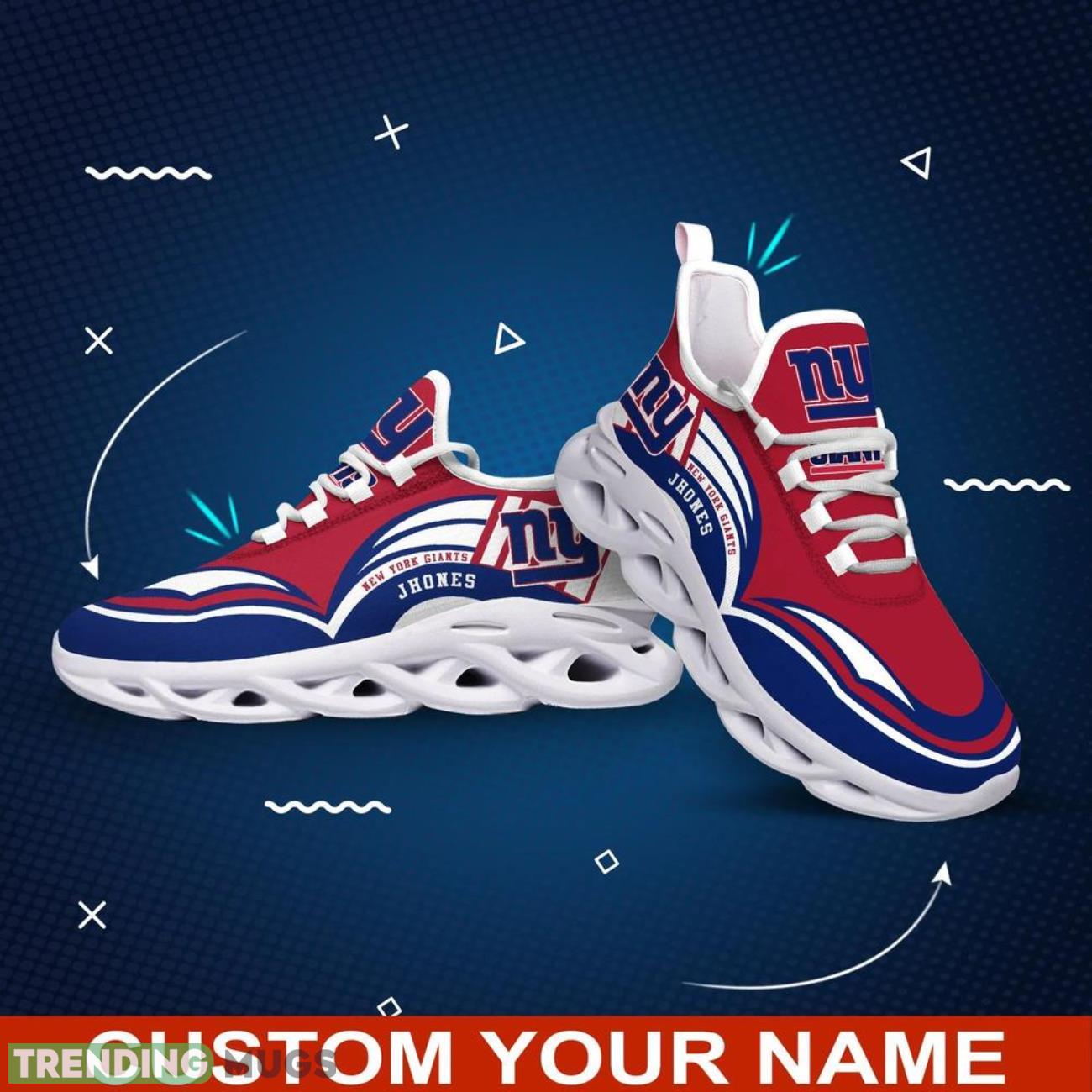 New York Giants NFL Max Soul Sneakers Personalize Shoes For Fans Max Soul New York Giants NFL Max Soul Sneakers Personalize Shoes For Fans Max Soul