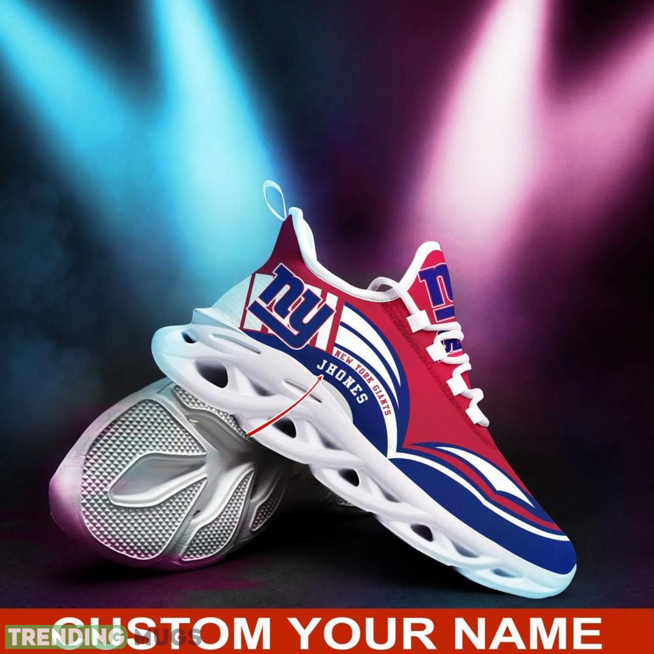 New York Giants NFL Max Soul Sneakers Personalize Shoes For Fans Max Soul New York Giants NFL Max Soul Sneakers Personalize Shoes For Fans Max Soul