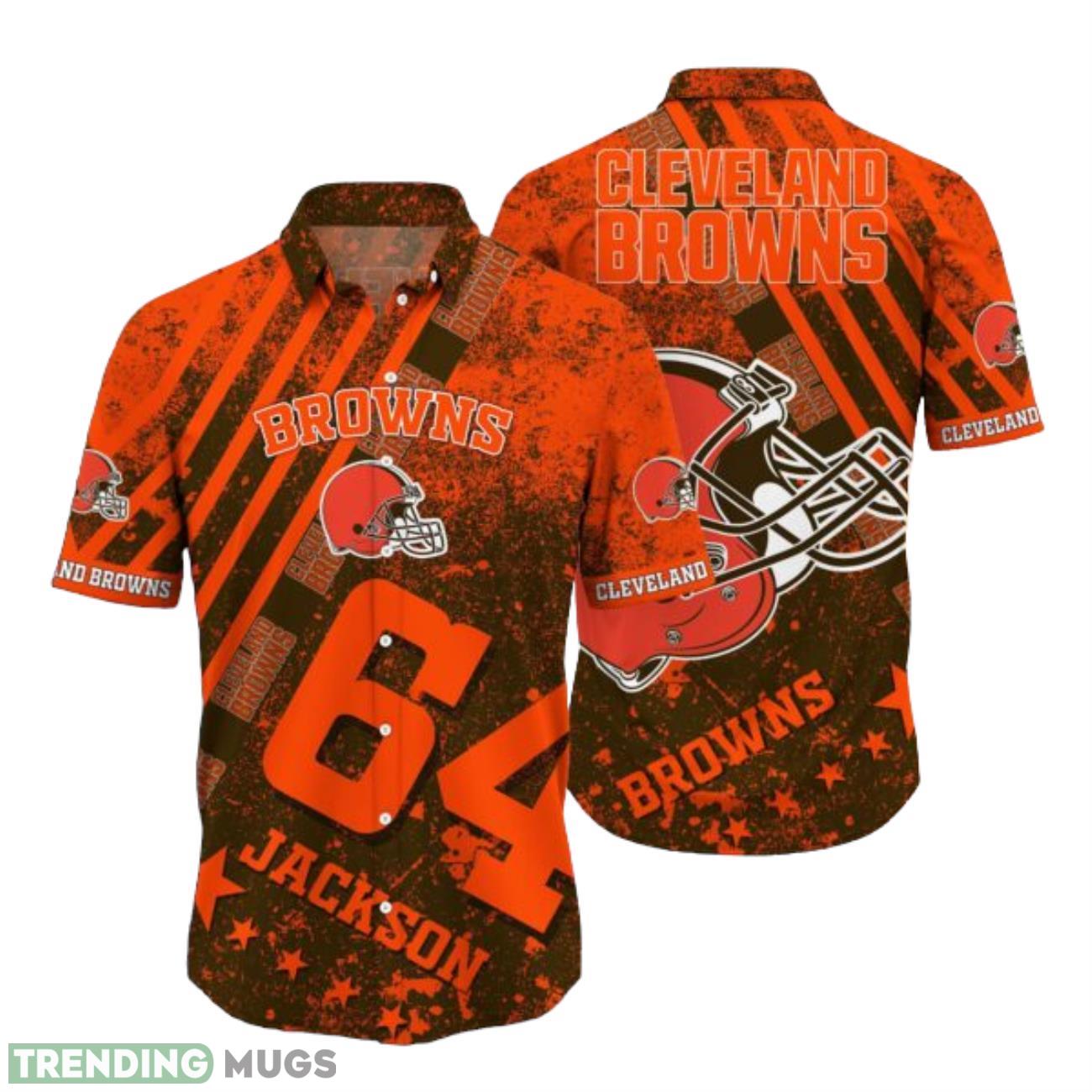 Nfl Cleveland Browns Hawaiian Shirt 3D Printed Aloha Shirt For Men Women Product Photo 1 Nfl Cleveland Browns Hawaiian Shirt 3D Printed Aloha Shirt For Men Women Product Photo 1