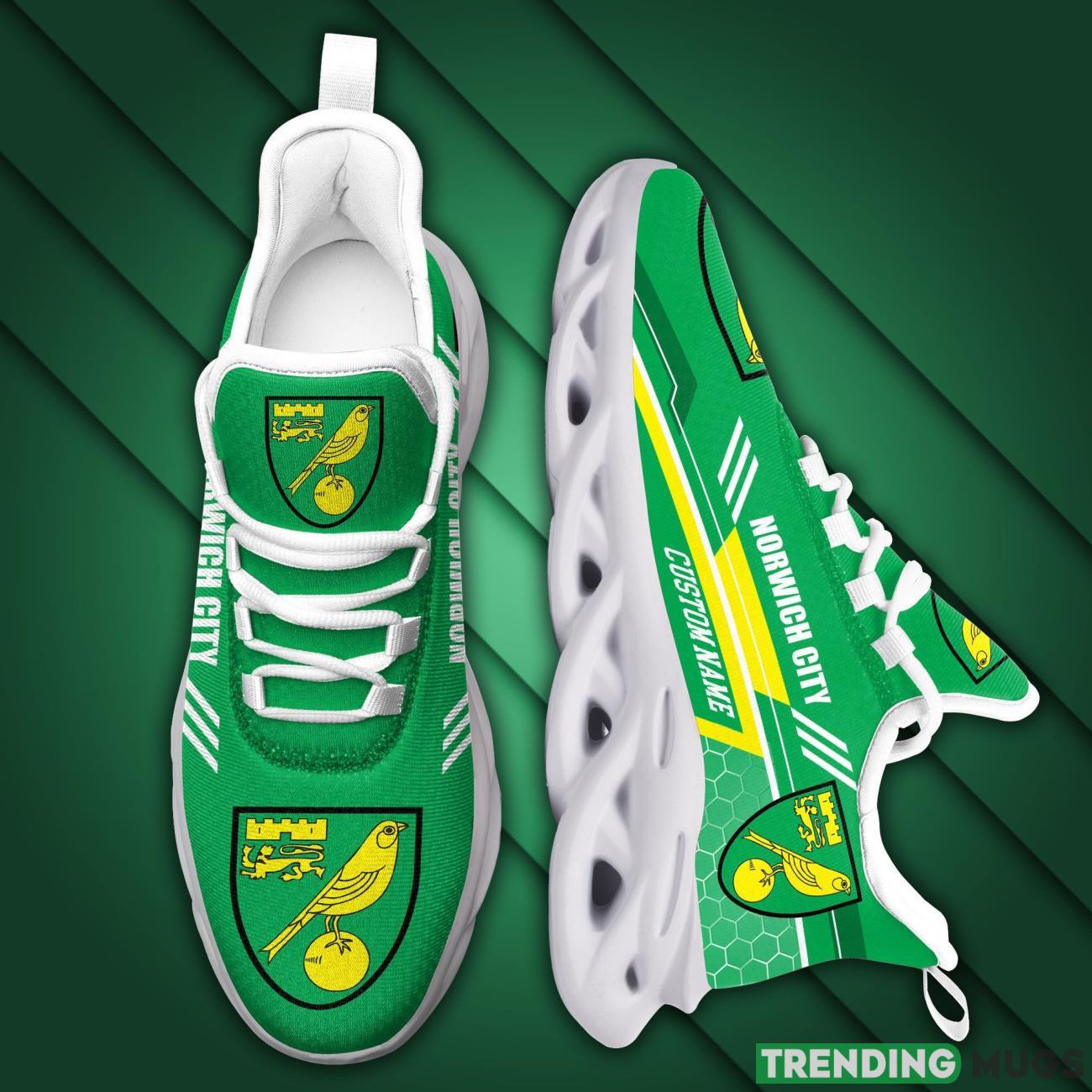 Norwich City Custom Personalized Max Soul Sneakers Running Sports Shoes Ultra Sneakers Max Soul Norwich City Custom Personalized Max Soul Sneakers Running Sports Shoes Ultra Sneakers Max Soul