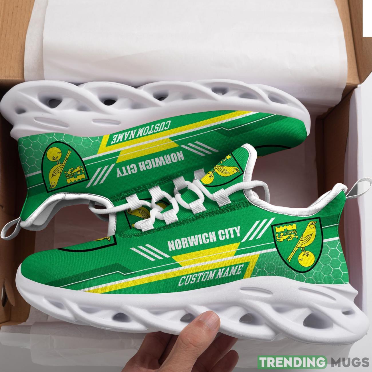 Norwich City Custom Personalized Max Soul Sneakers Running Sports Shoes Ultra Sneakers Product Photo 1 Norwich City Custom Personalized Max Soul Sneakers Running Sports Shoes Ultra Sneakers Product Photo 1