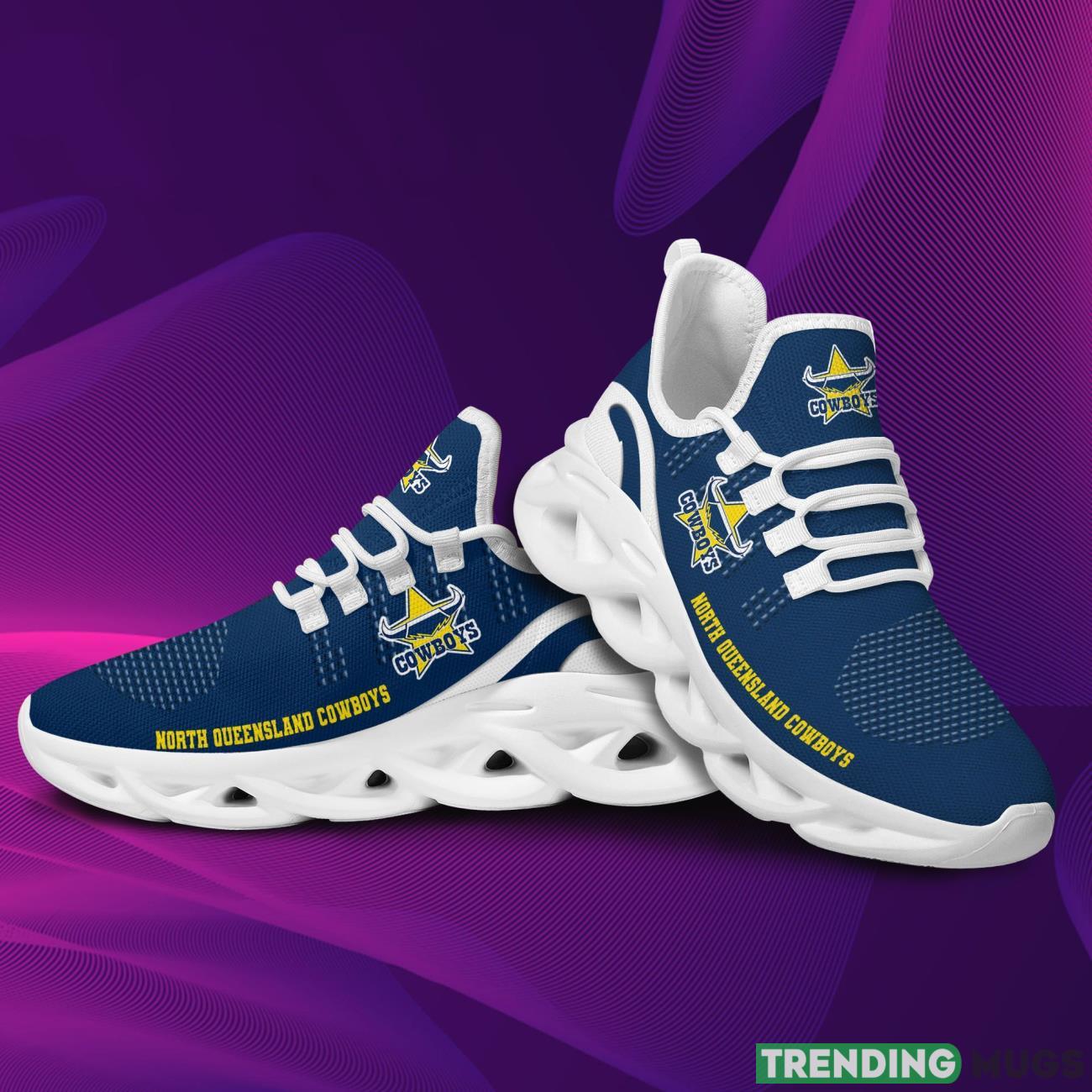 NRL North Queensland Cowboys New Trending 3D Printed Max Soul Clunky Sneaker Shoes For Men Women Max Soul NRL North Queensland Cowboys New Trending 3D Printed Max Soul Clunky Sneaker Shoes For Men Women Max Soul