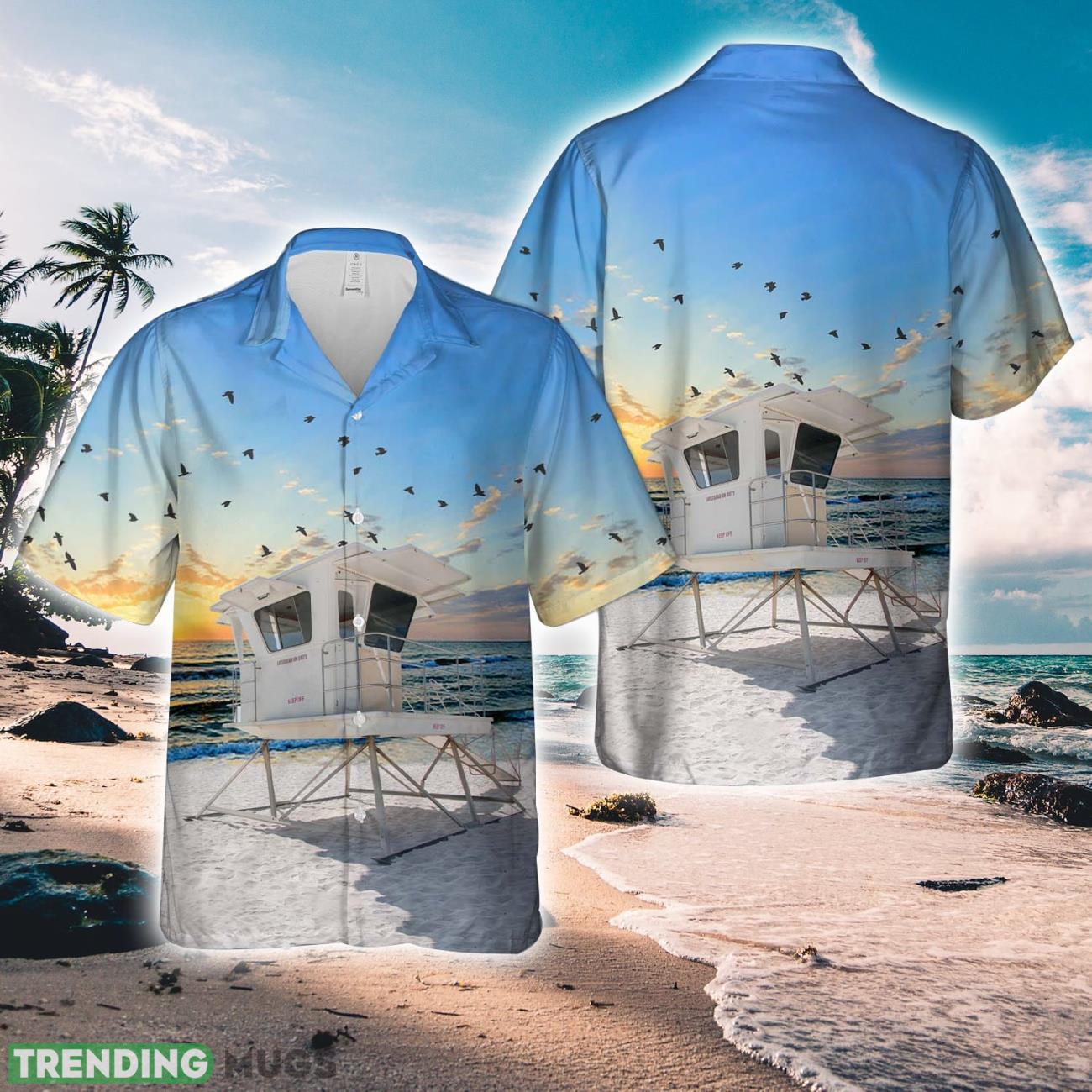 Perdido Key, Florida, Johnson Beach Lifeguard Tower Hawaiian Shirt Unique Gift Product Photo 1 Perdido Key, Florida, Johnson Beach Lifeguard Tower Hawaiian Shirt Unique Gift Product Photo 1