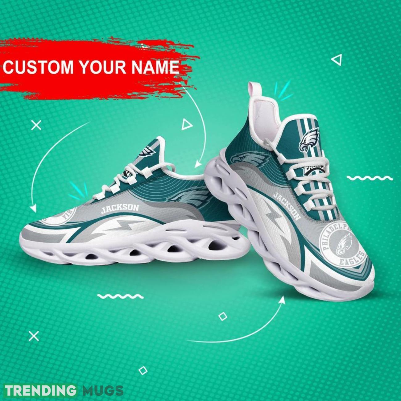 Philadelphia Eagles NFL Max Soul Shoes Custom Name Sneakers Gifts Footall Men Women Shoes Max Soul Philadelphia Eagles NFL Max Soul Shoes Custom Name Sneakers Gifts Footall Men Women Shoes Max Soul