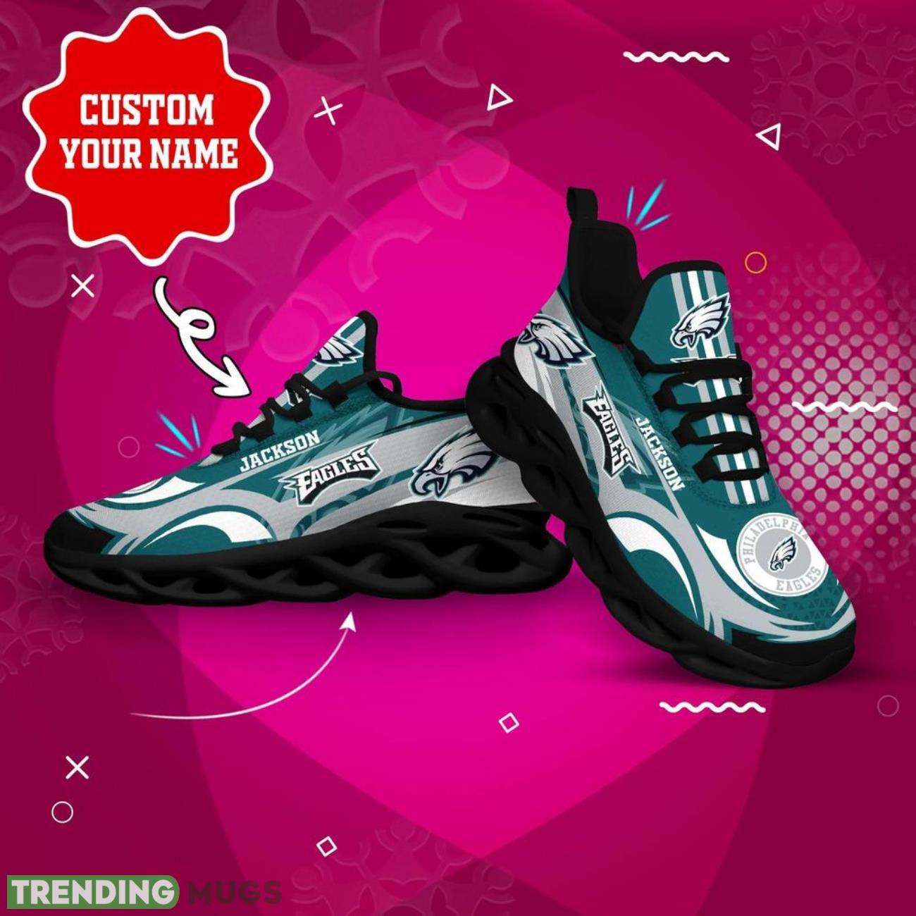 Philadelphia Eagles NFL Max Soul Sneakers Personalize Name Limited Sport Shoes Max Soul Philadelphia Eagles NFL Max Soul Sneakers Personalize Name Limited Sport Shoes Max Soul