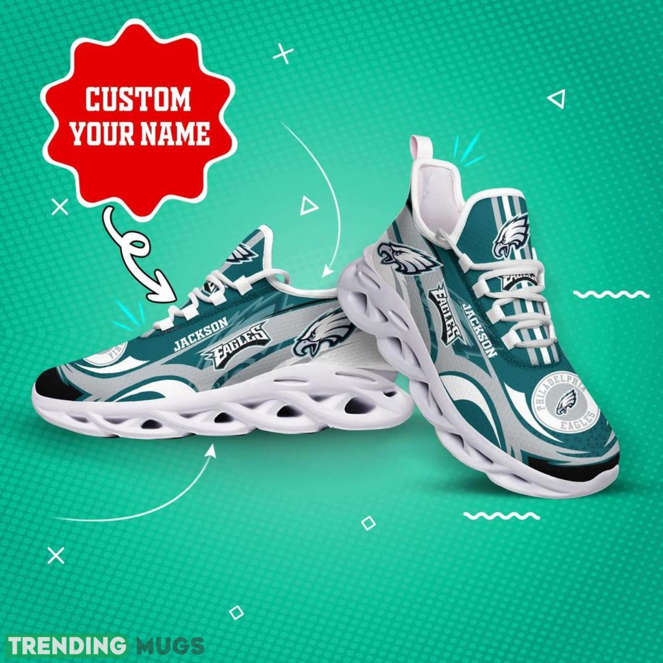 Philadelphia Eagles NFL Max Soul Sneakers Personalize Name Limited Sport Shoes Max Soul Philadelphia Eagles NFL Max Soul Sneakers Personalize Name Limited Sport Shoes Max Soul