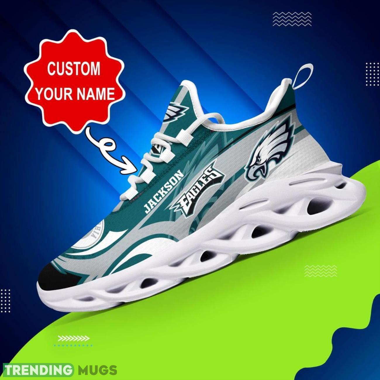 Philadelphia Eagles NFL Max Soul Sneakers Personalize Name Limited Sport Shoes Max Soul Philadelphia Eagles NFL Max Soul Sneakers Personalize Name Limited Sport Shoes Max Soul