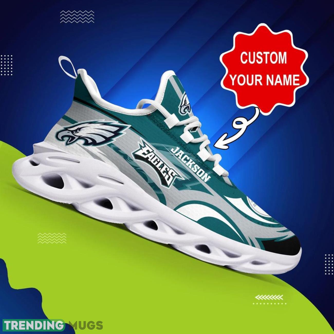 Philadelphia Eagles NFL Max Soul Sneakers Personalize Name Limited Sport Shoes Max Soul Philadelphia Eagles NFL Max Soul Sneakers Personalize Name Limited Sport Shoes Max Soul