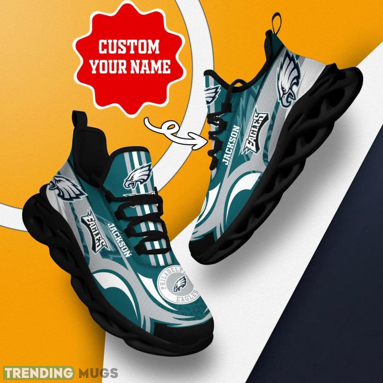 Philadelphia Eagles NFL Max Soul Sneakers Personalize Name Limited Sport Shoes Max Soul Philadelphia Eagles NFL Max Soul Sneakers Personalize Name Limited Sport Shoes Max Soul