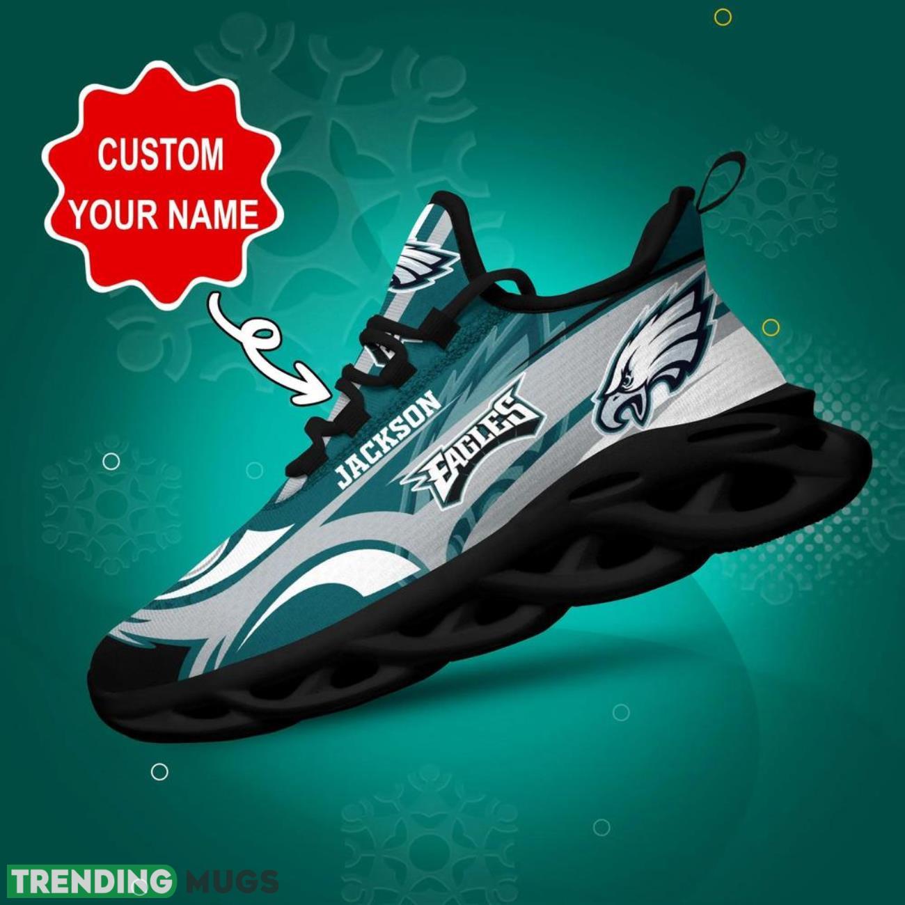 Philadelphia Eagles NFL Max Soul Sneakers Personalize Name Limited Sport Shoes Product Photo 1 Philadelphia Eagles NFL Max Soul Sneakers Personalize Name Limited Sport Shoes Product Photo 1