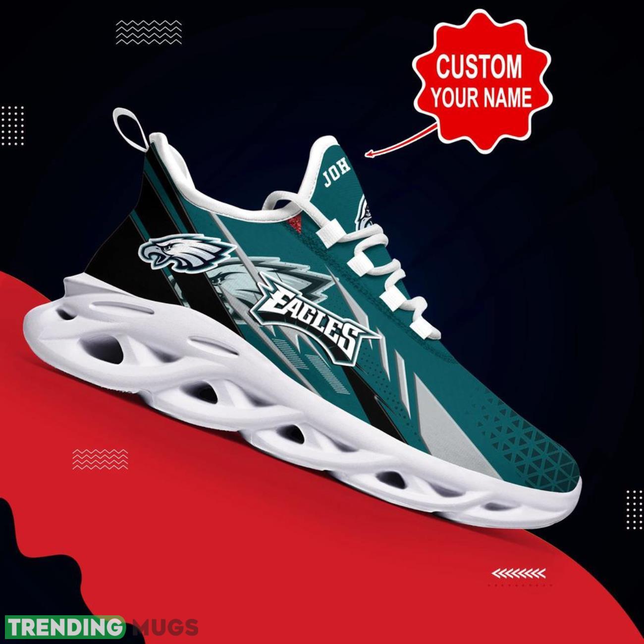 Philadelphia Eagles NFL Max Soul Sneakers Personalize Shoes For Fans Men Women Sport Running Shoes Max Soul Philadelphia Eagles NFL Max Soul Sneakers Personalize Shoes For Fans Men Women Sport Running Shoes Max Soul