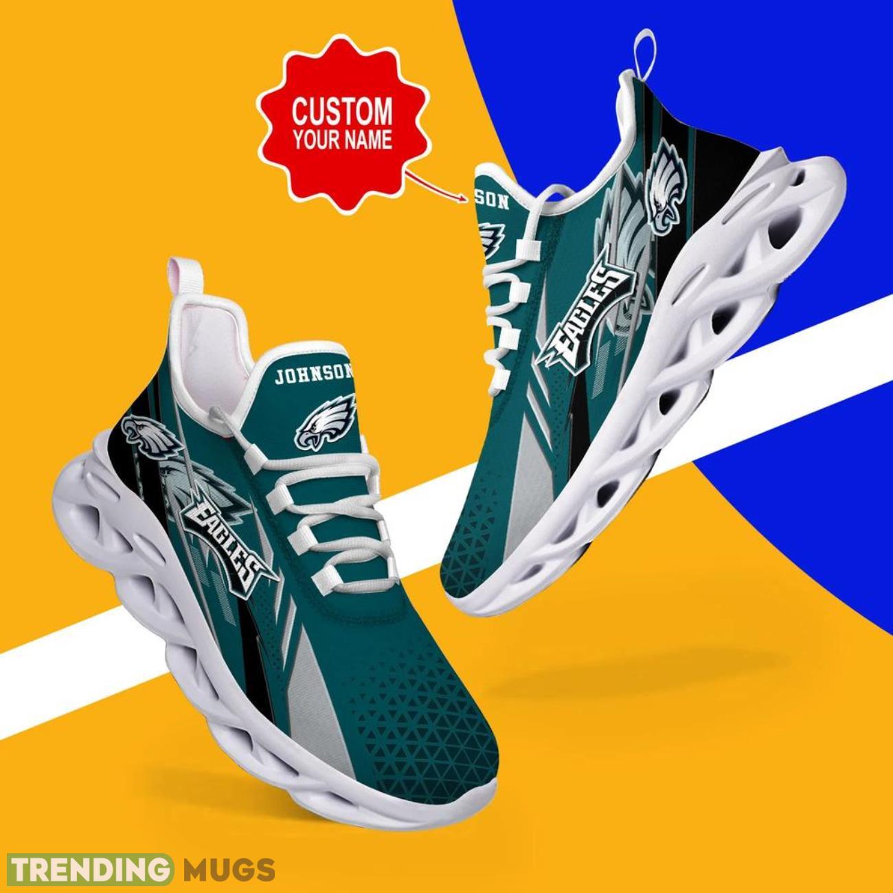 Philadelphia Eagles NFL Max Soul Sneakers Personalize Shoes For Fans Men Women Sport Running Shoes Max Soul Philadelphia Eagles NFL Max Soul Sneakers Personalize Shoes For Fans Men Women Sport Running Shoes Max Soul