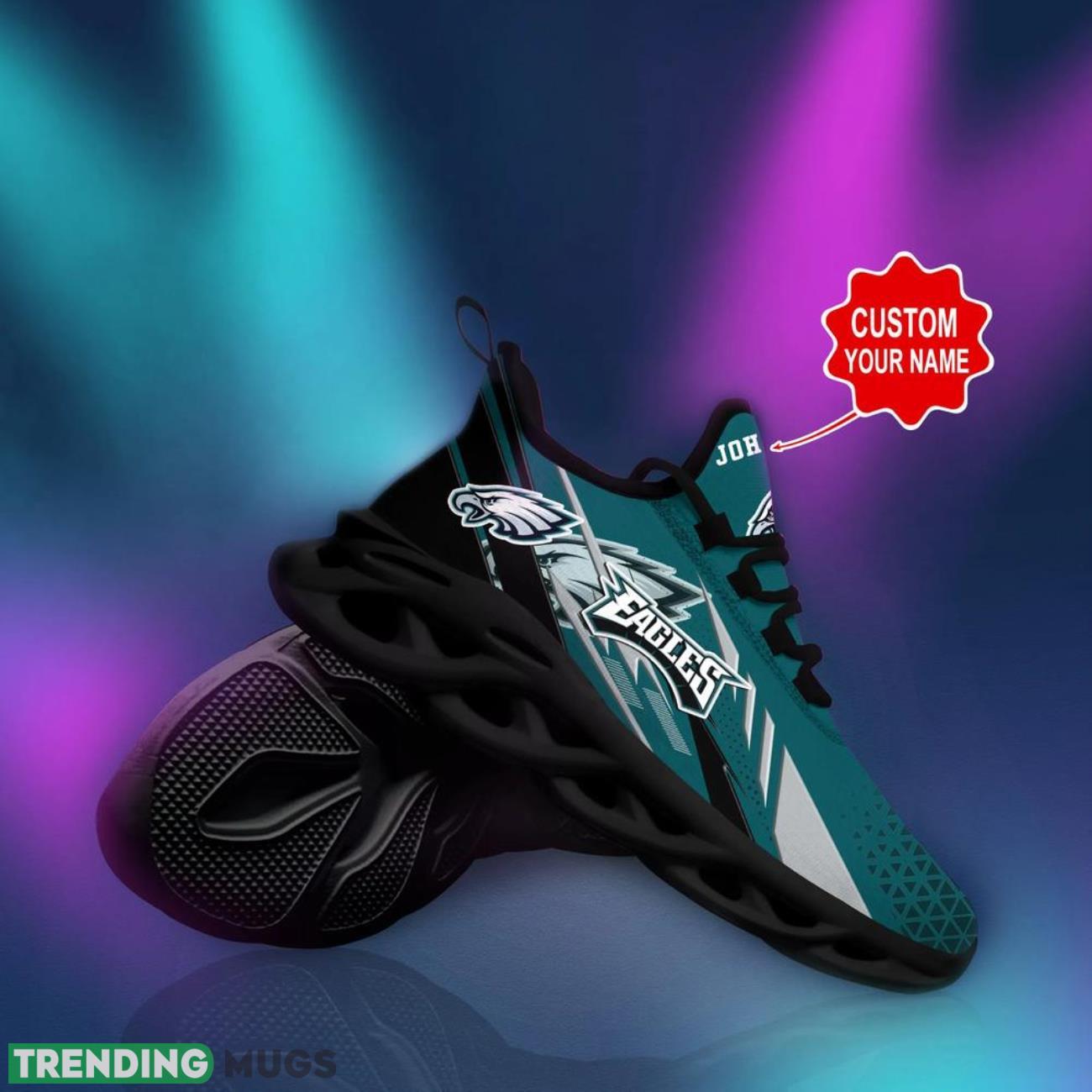 Philadelphia Eagles NFL Max Soul Sneakers Personalize Shoes For Fans Men Women Sport Running Shoes Max Soul Philadelphia Eagles NFL Max Soul Sneakers Personalize Shoes For Fans Men Women Sport Running Shoes Max Soul