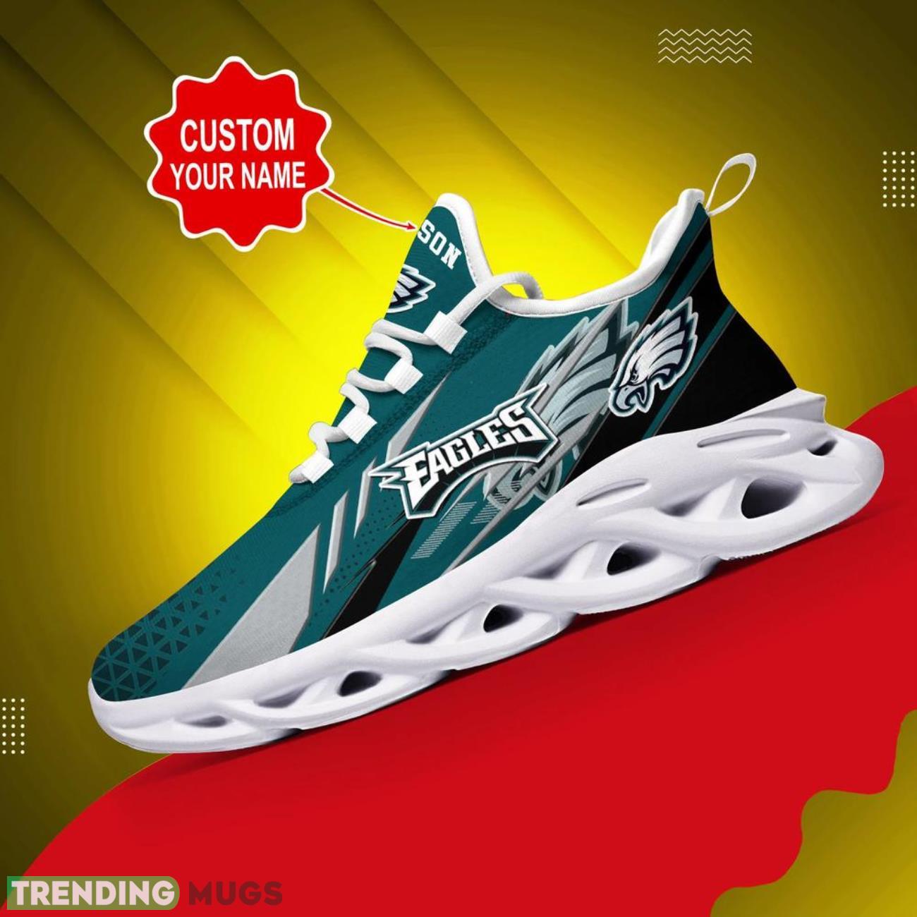 Philadelphia Eagles NFL Max Soul Sneakers Personalize Shoes For Fans Men Women Sport Running Shoes Max Soul Philadelphia Eagles NFL Max Soul Sneakers Personalize Shoes For Fans Men Women Sport Running Shoes Max Soul