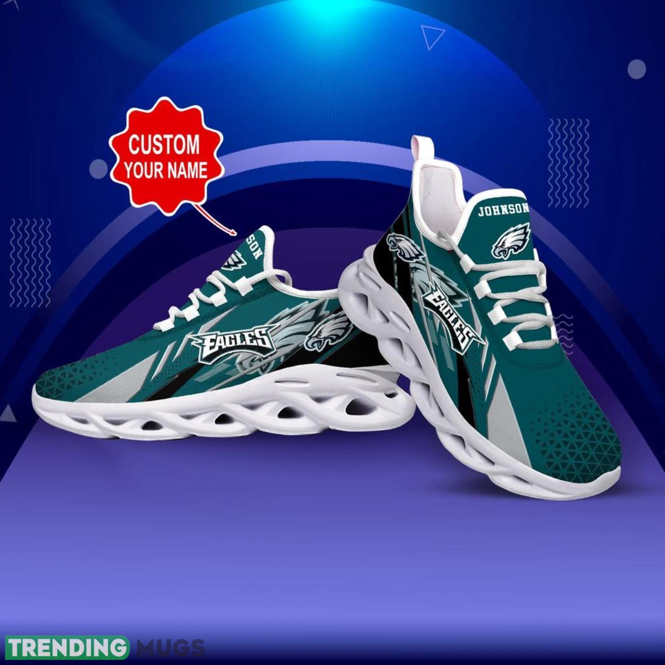 Philadelphia Eagles NFL Max Soul Sneakers Personalize Shoes For Fans Men Women Sport Running Shoes Max Soul Philadelphia Eagles NFL Max Soul Sneakers Personalize Shoes For Fans Men Women Sport Running Shoes Max Soul