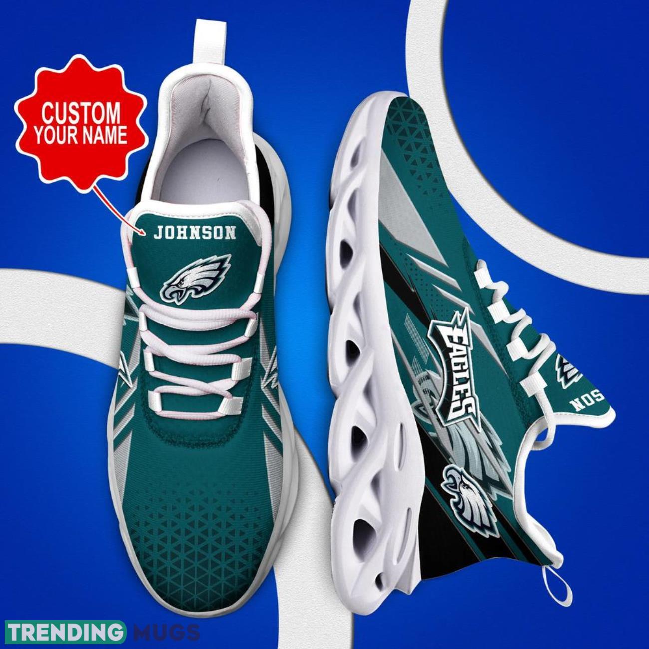 Philadelphia Eagles NFL Max Soul Sneakers Personalize Shoes For Fans Men Women Sport Running Shoes Max Soul Philadelphia Eagles NFL Max Soul Sneakers Personalize Shoes For Fans Men Women Sport Running Shoes Max Soul