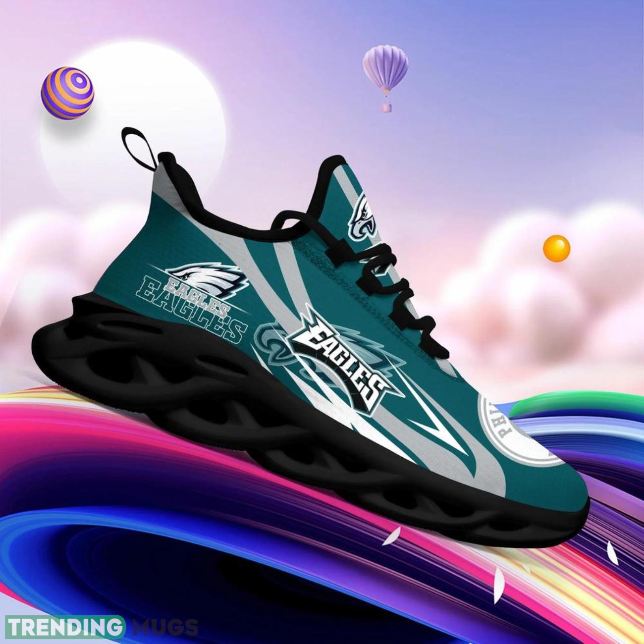 Philadelphia Eagles NFL Sneakers Max Soul Shoes Custom Name Personalized Gifts Max Soul Philadelphia Eagles NFL Sneakers Max Soul Shoes Custom Name Personalized Gifts Max Soul