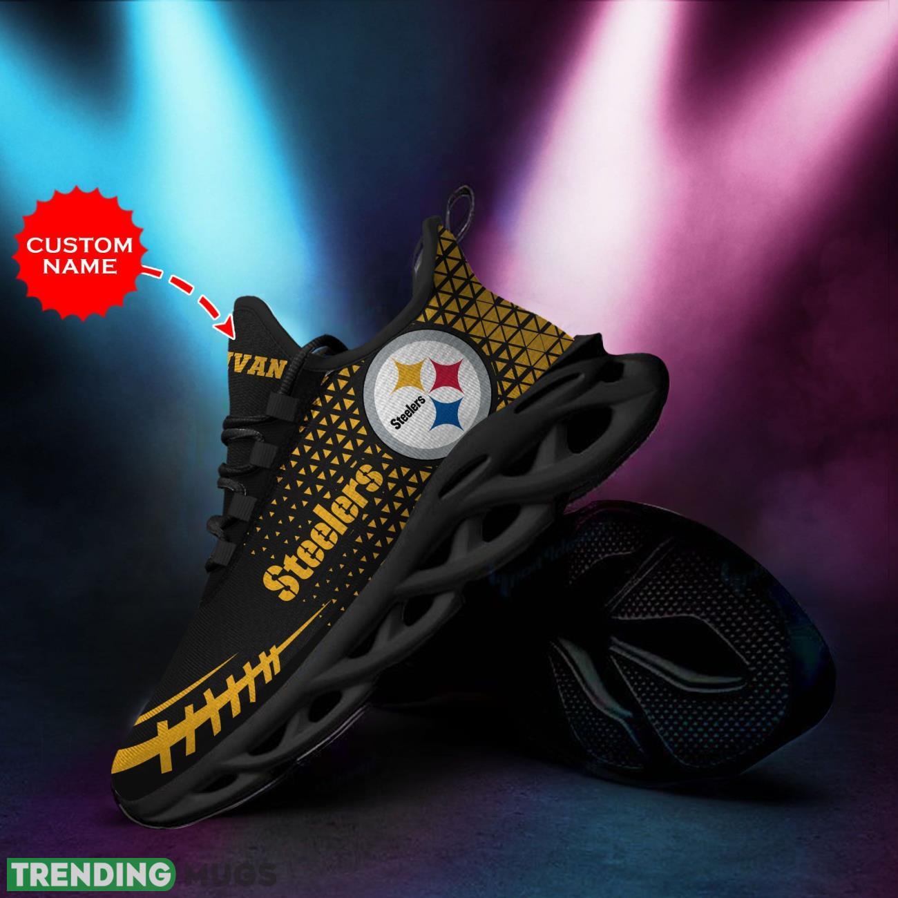 Pittsburgh Steelers Custom Personalized Max Soul Sneakers Dynamic Shoes For Men Women Product Photo 1