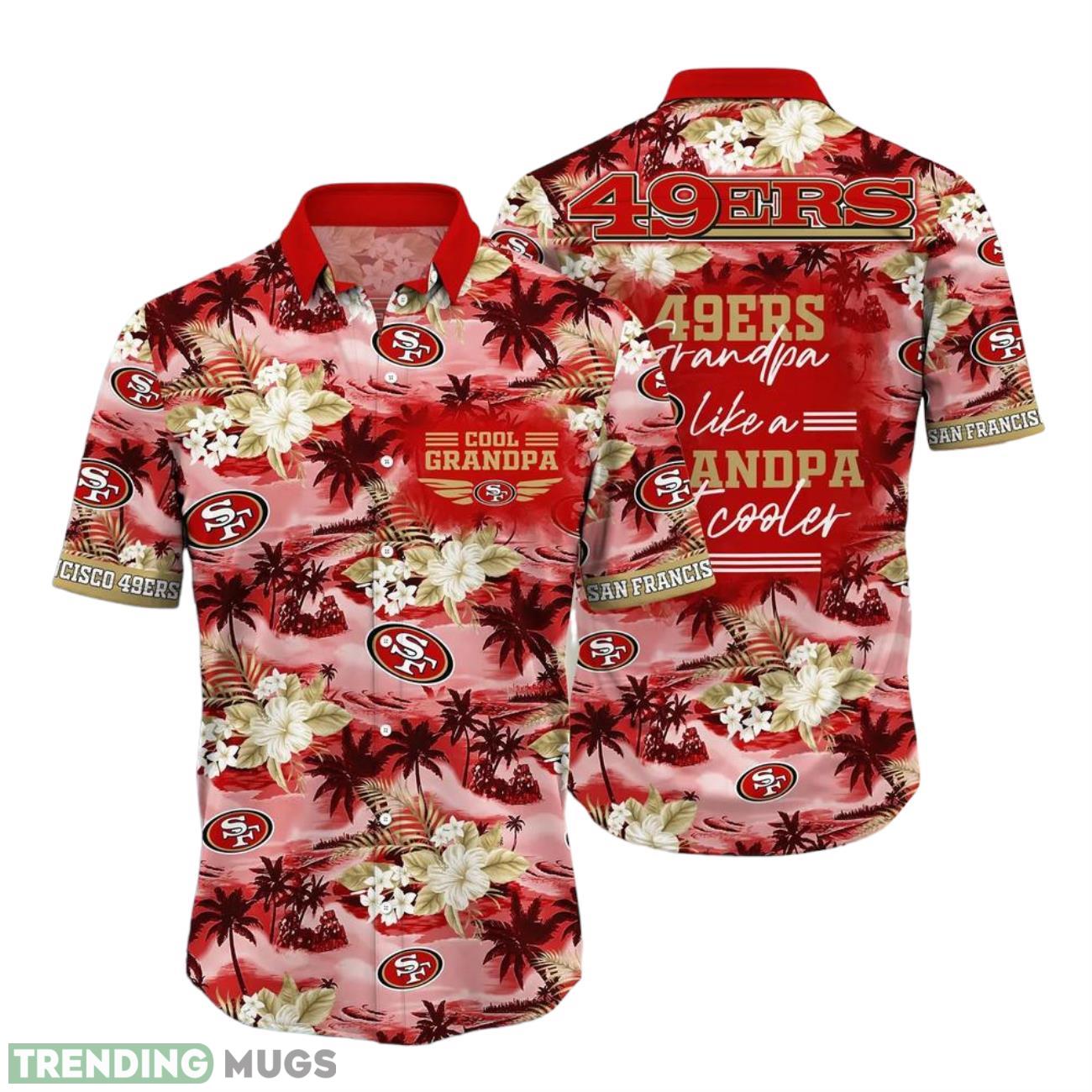 San Francisco 49ers 3D Hawaiian Shirt NFL Sport Summer Gift For Grandparent New Trending Beach Shirt Product Photo 1 San Francisco 49ers 3D Hawaiian Shirt NFL Sport Summer Gift For Grandparent New Trending Beach Shirt Product Photo 1