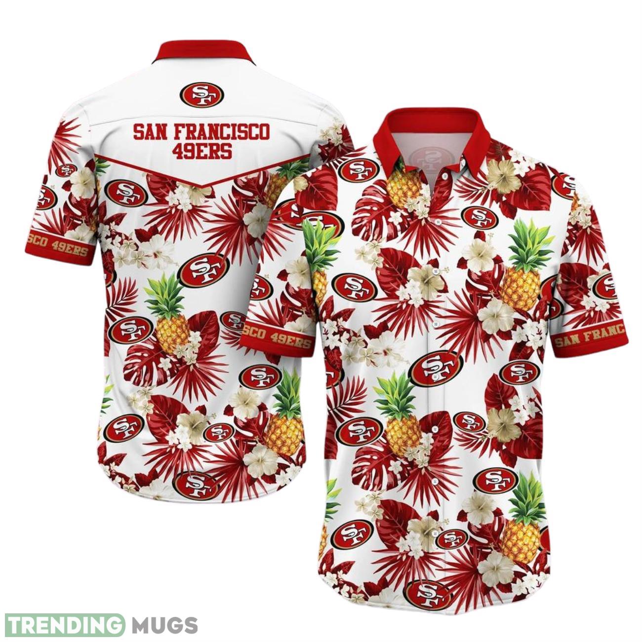 San Francisco 49ers NFL Hawaiian Shirt 3D Printed Tropical Pattern Graphic Hawaii Shirt For Fan Ever Product Photo 1 San Francisco 49ers NFL Hawaiian Shirt 3D Printed Tropical Pattern Graphic Hawaii Shirt For Fan Ever Product Photo 1