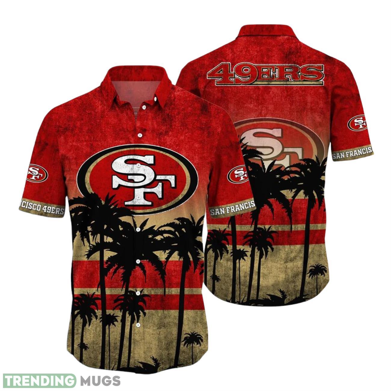 San Francisco 49ers NFL Hawaiian Shirt 3D Printed Tropical Pattern Graphic New Collection Summer Gift For Fan NFL Product Photo 1 San Francisco 49ers NFL Hawaiian Shirt 3D Printed Tropical Pattern Graphic New Collection Summer Gift For Fan NFL Product Photo 1