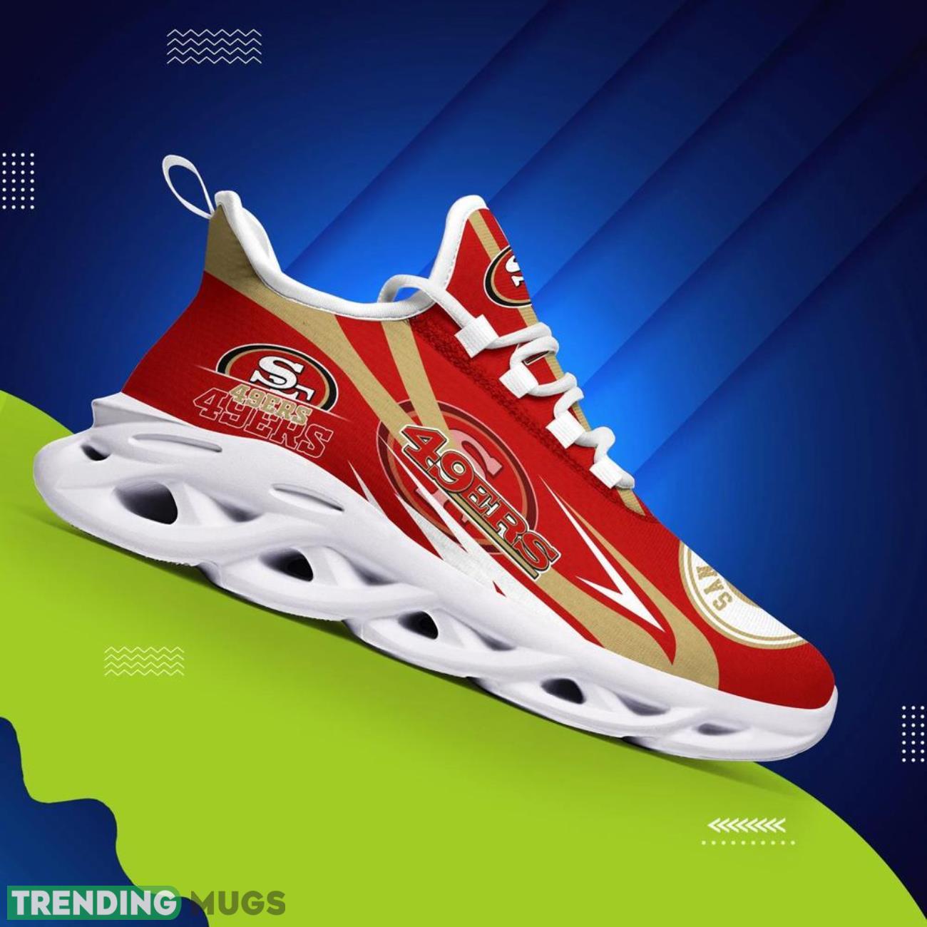 San Francisco 49Ers NFL Max Soul Shoes Personalized Name Gifts Trending Running Shoes Max Soul San Francisco 49Ers NFL Max Soul Shoes Personalized Name Gifts Trending Running Shoes Max Soul