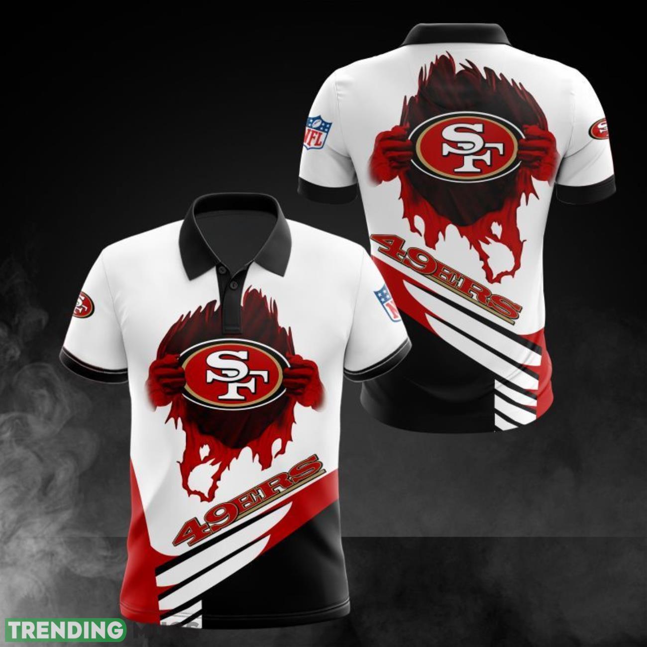 San Francisco 49ers Team 3D Polo Shirt Sport Gift For Big Fans Limited Polo Shirt Product Photo 1 San Francisco 49ers Team 3D Polo Shirt Sport Gift For Big Fans Limited Polo Shirt Product Photo 1