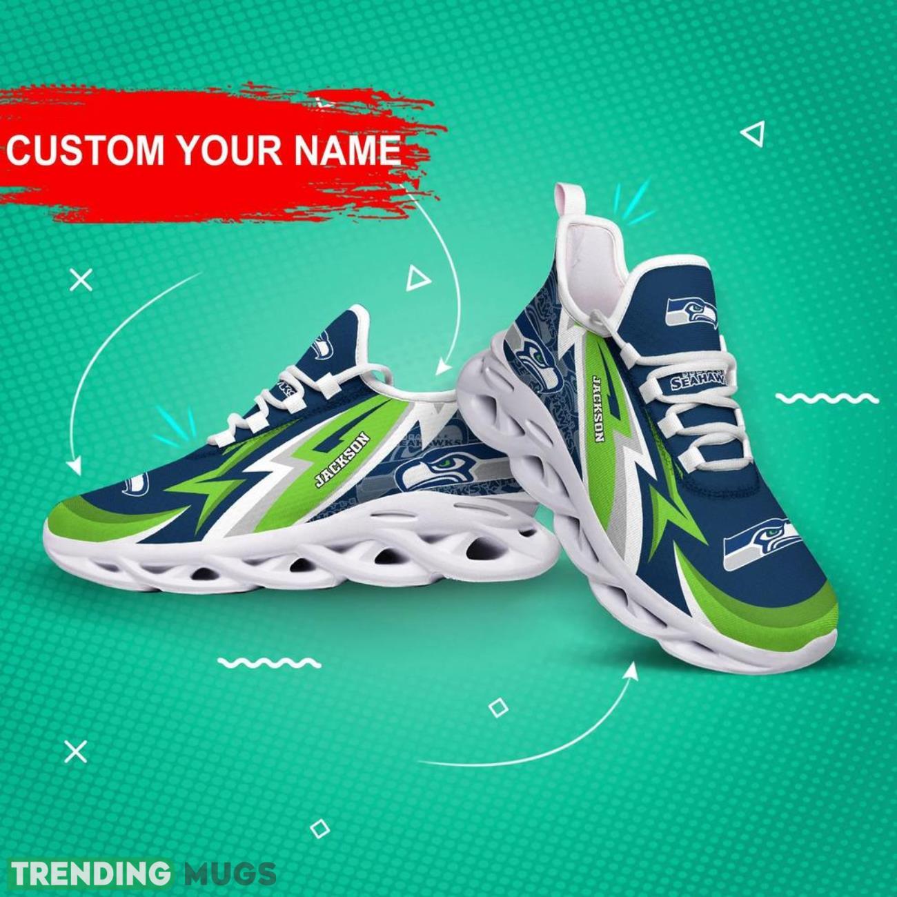 Seattle Seahawks NFL Max Soul Sneakers Personalize Shoes For Fans Men Women 2024 Shoes Max Soul Seattle Seahawks NFL Max Soul Sneakers Personalize Shoes For Fans Men Women 2024 Shoes Max Soul