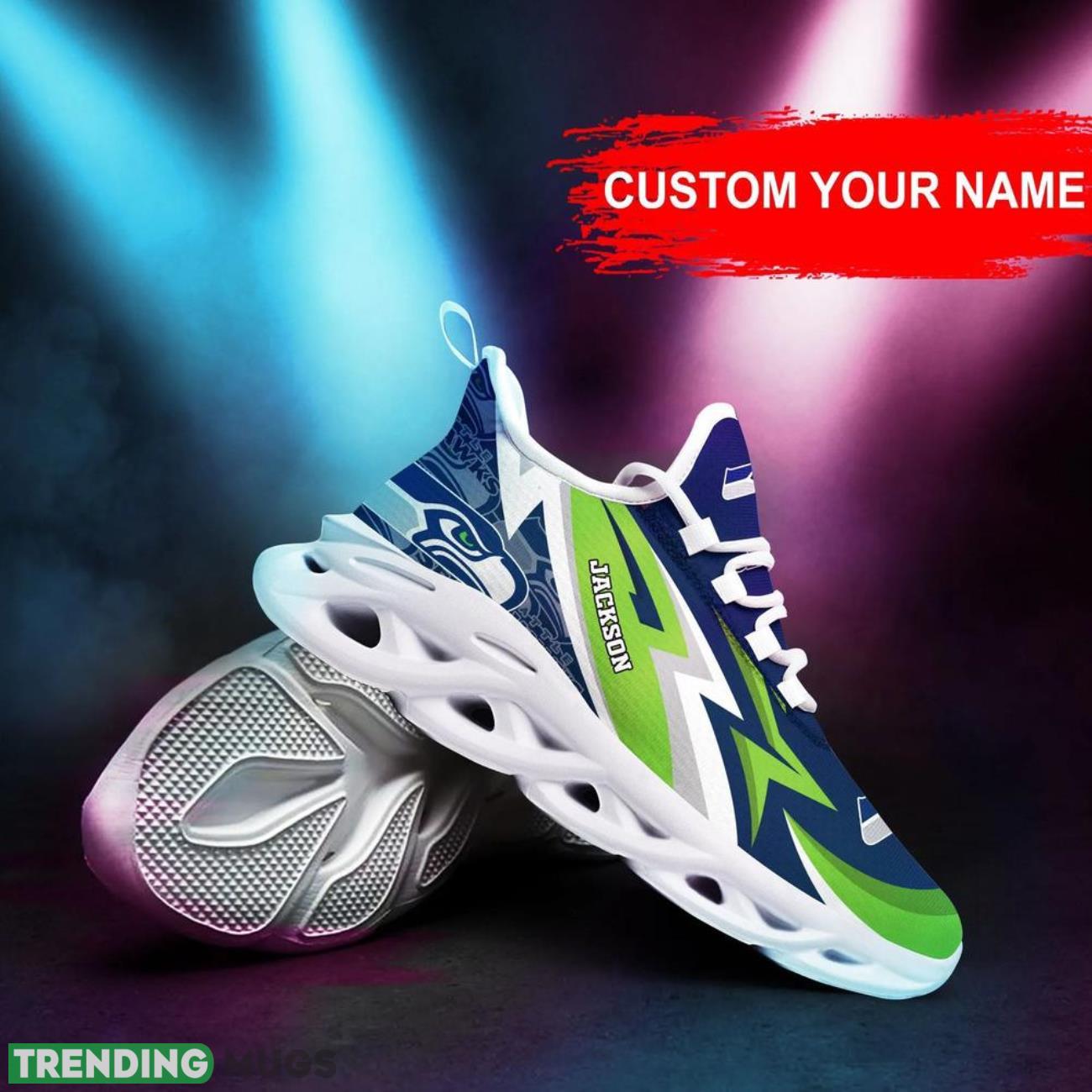 Seattle Seahawks NFL Max Soul Sneakers Personalize Shoes For Fans Men Women 2024 Shoes Max Soul Seattle Seahawks NFL Max Soul Sneakers Personalize Shoes For Fans Men Women 2024 Shoes Max Soul