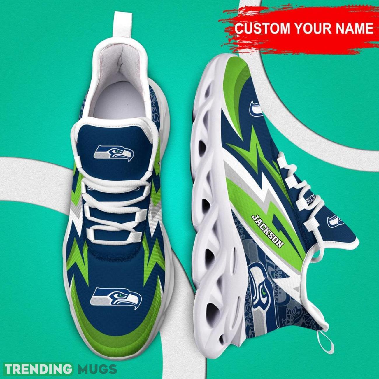 Seattle Seahawks NFL Max Soul Sneakers Personalize Shoes For Fans Men Women 2024 Shoes Max Soul Seattle Seahawks NFL Max Soul Sneakers Personalize Shoes For Fans Men Women 2024 Shoes Max Soul