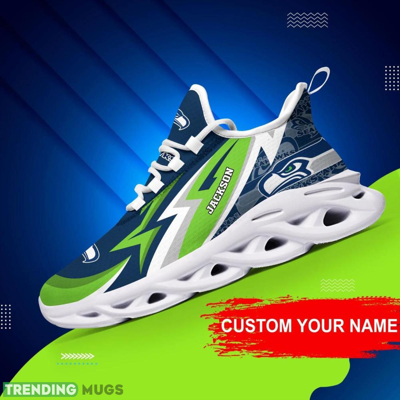 Seattle Seahawks NFL Max Soul Sneakers Personalize Shoes For Fans Men Women 2024 Shoes Max Soul Seattle Seahawks NFL Max Soul Sneakers Personalize Shoes For Fans Men Women 2024 Shoes Max Soul