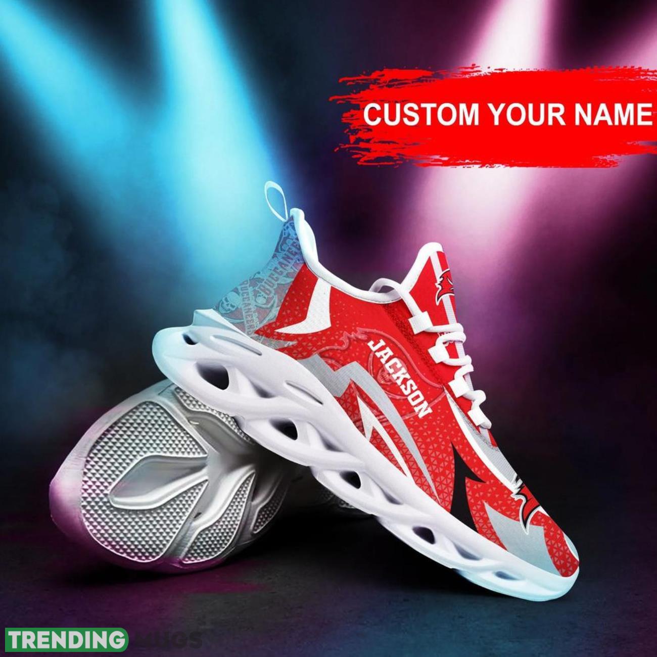 Tampa Bay Buccaneers NFL Max Soul Shoes Custom Name Sneakers Hot Trending Shoes Max Soul Tampa Bay Buccaneers NFL Max Soul Shoes Custom Name Sneakers Hot Trending Shoes Max Soul