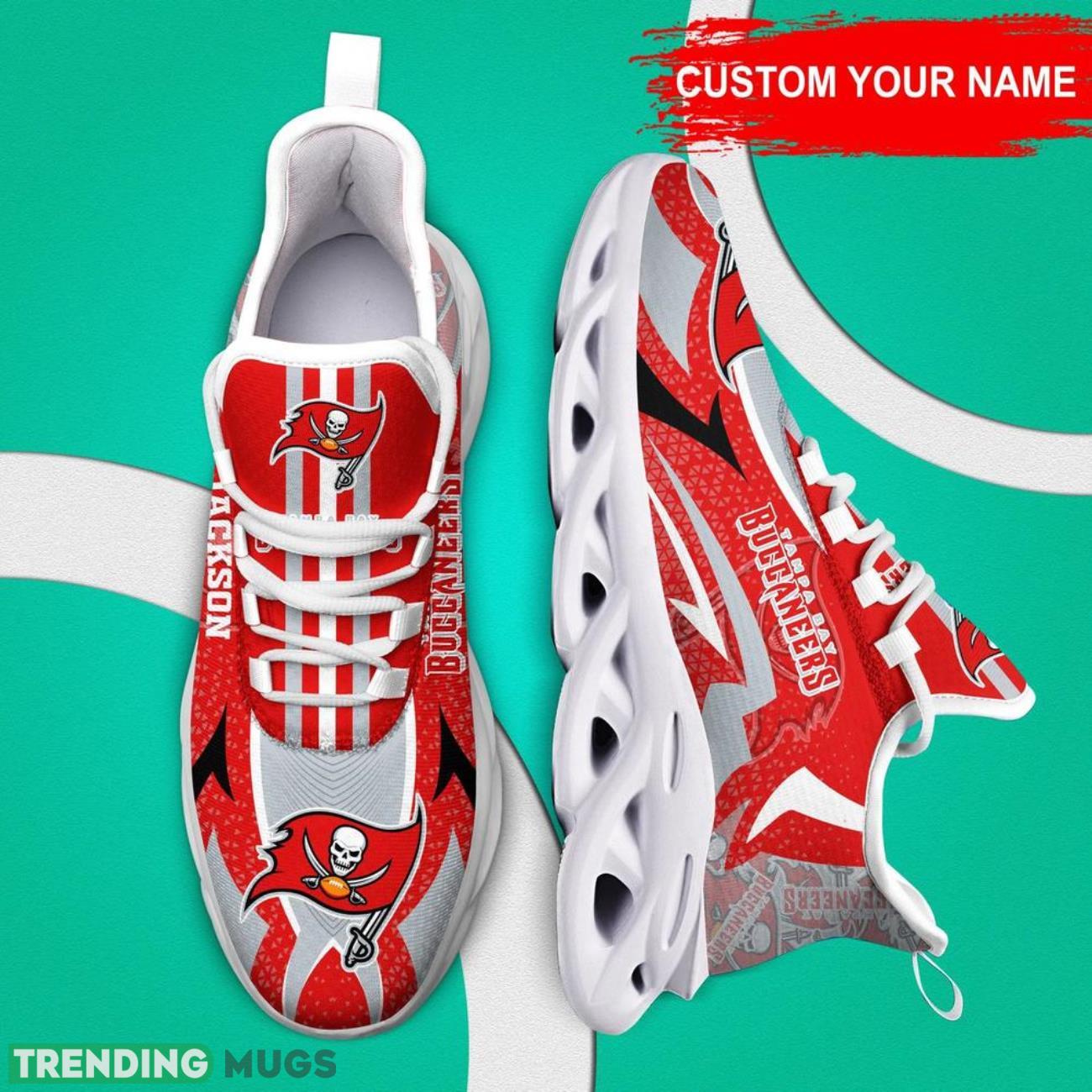 Tampa Bay Buccaneers NFL Max Soul Shoes Custom Name Sneakers Hot Trending Shoes Max Soul Tampa Bay Buccaneers NFL Max Soul Shoes Custom Name Sneakers Hot Trending Shoes Max Soul