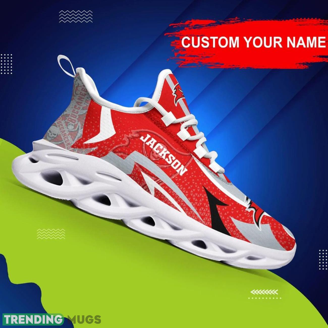 Tampa Bay Buccaneers NFL Max Soul Shoes Custom Name Sneakers Hot Trending Shoes Product Photo 1 Tampa Bay Buccaneers NFL Max Soul Shoes Custom Name Sneakers Hot Trending Shoes Product Photo 1