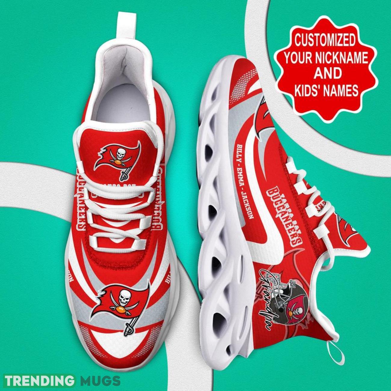 Tampa Bay Buccaneers NFL Max Soul Sneakers Personalize Shoes For Fans Men Women Sport Running Shoes Product Photo 1