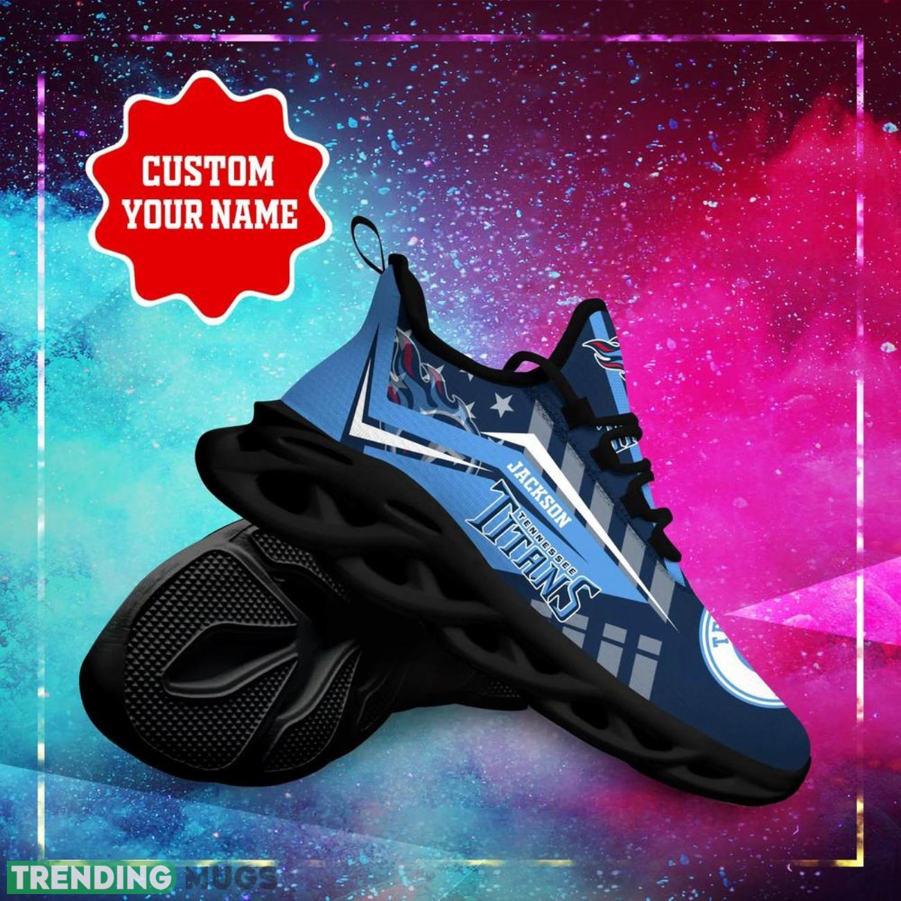 Tennessee Titans NFL Logo Sport Team Max Soul Shoes Custom Name Personalized Name Gifts Big Fans Sport Shoes Max Soul Tennessee Titans NFL Logo Sport Team Max Soul Shoes Custom Name Personalized Name Gifts Big Fans Sport Shoes Max Soul