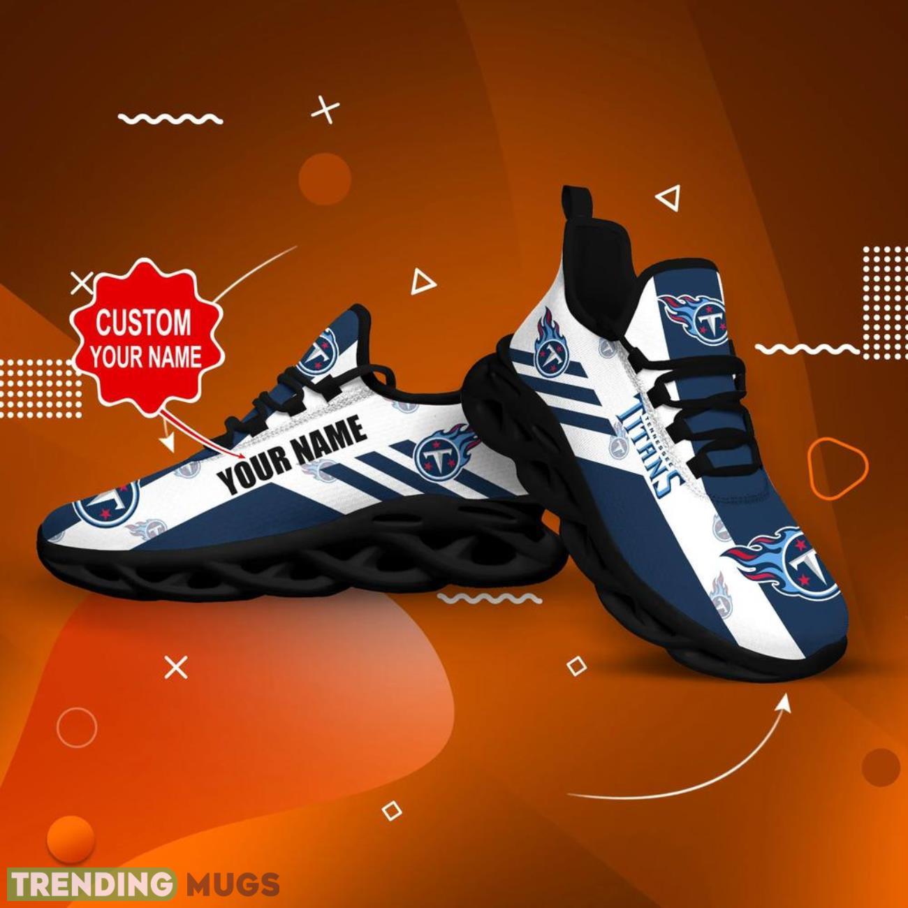 Tennessee Titans NFL Logo Sport Team Max Soul Shoes Custom Name Sneakers Hot Trending Gifts NFL Logo Sport Team Fans Max Soul Tennessee Titans NFL Logo Sport Team Max Soul Shoes Custom Name Sneakers Hot Trending Gifts NFL Logo Sport Team Fans Max Soul