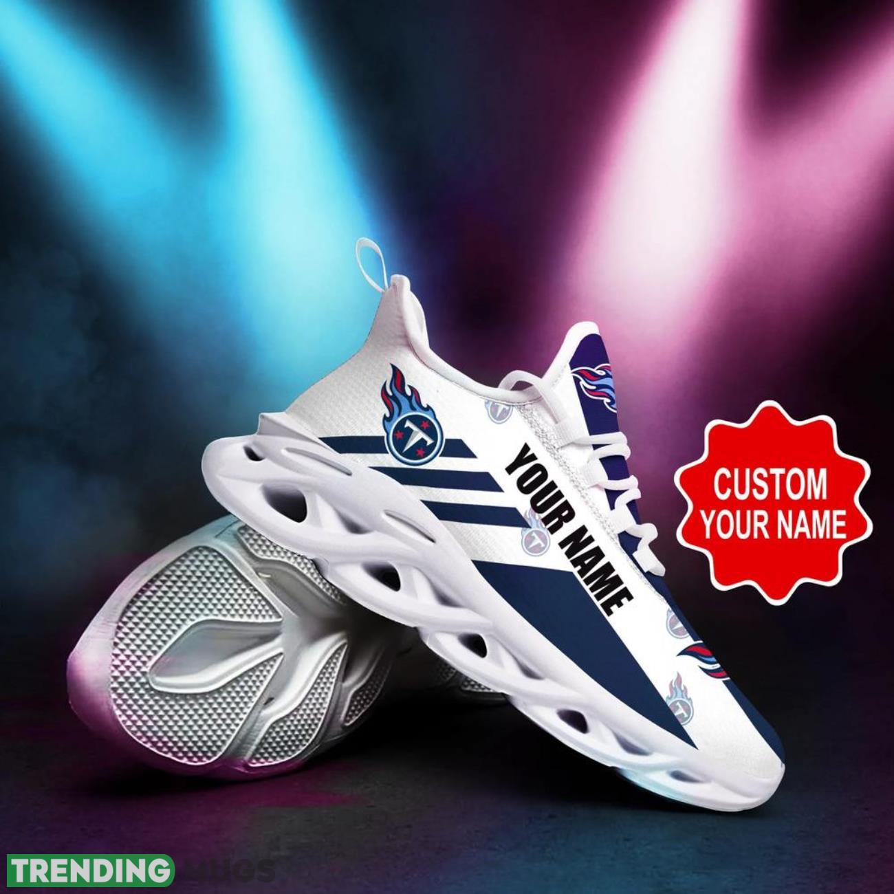Tennessee Titans NFL Logo Sport Team Max Soul Shoes Custom Name Sneakers Hot Trending Gifts NFL Logo Sport Team Fans Max Soul Tennessee Titans NFL Logo Sport Team Max Soul Shoes Custom Name Sneakers Hot Trending Gifts NFL Logo Sport Team Fans Max Soul