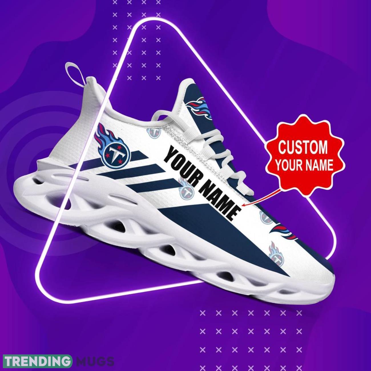 Tennessee Titans NFL Logo Sport Team Max Soul Shoes Custom Name Sneakers Hot Trending Gifts NFL Logo Sport Team Fans Max Soul Tennessee Titans NFL Logo Sport Team Max Soul Shoes Custom Name Sneakers Hot Trending Gifts NFL Logo Sport Team Fans Max Soul