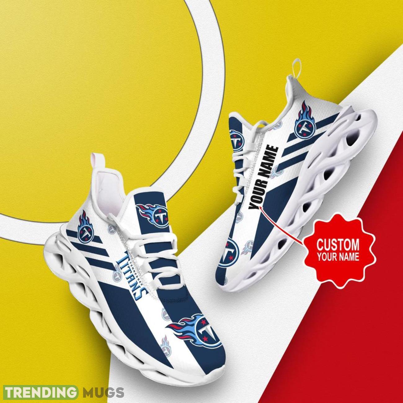 Tennessee Titans NFL Logo Sport Team Max Soul Shoes Custom Name Sneakers Hot Trending Gifts NFL Logo Sport Team Fans Max Soul Tennessee Titans NFL Logo Sport Team Max Soul Shoes Custom Name Sneakers Hot Trending Gifts NFL Logo Sport Team Fans Max Soul