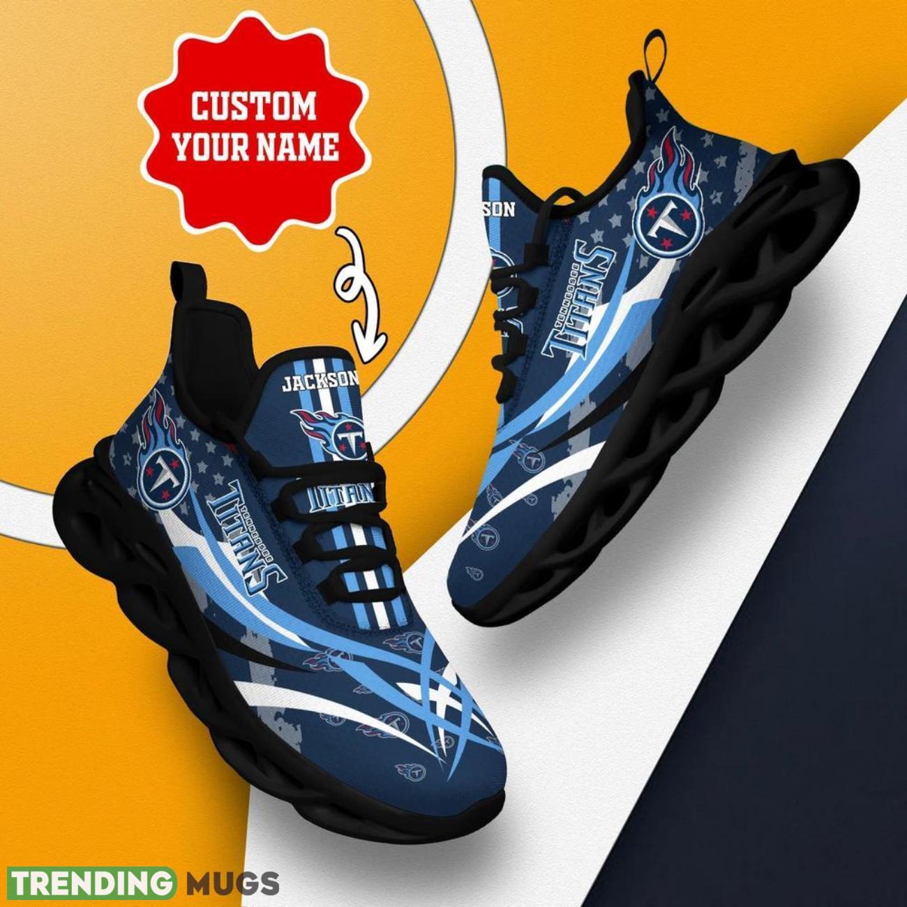 Tennessee Titans NFL Max Soul Shoes Custom Name Sneakers Hot Trending Running Sneakers Max Soul Tennessee Titans NFL Max Soul Shoes Custom Name Sneakers Hot Trending Running Sneakers Max Soul