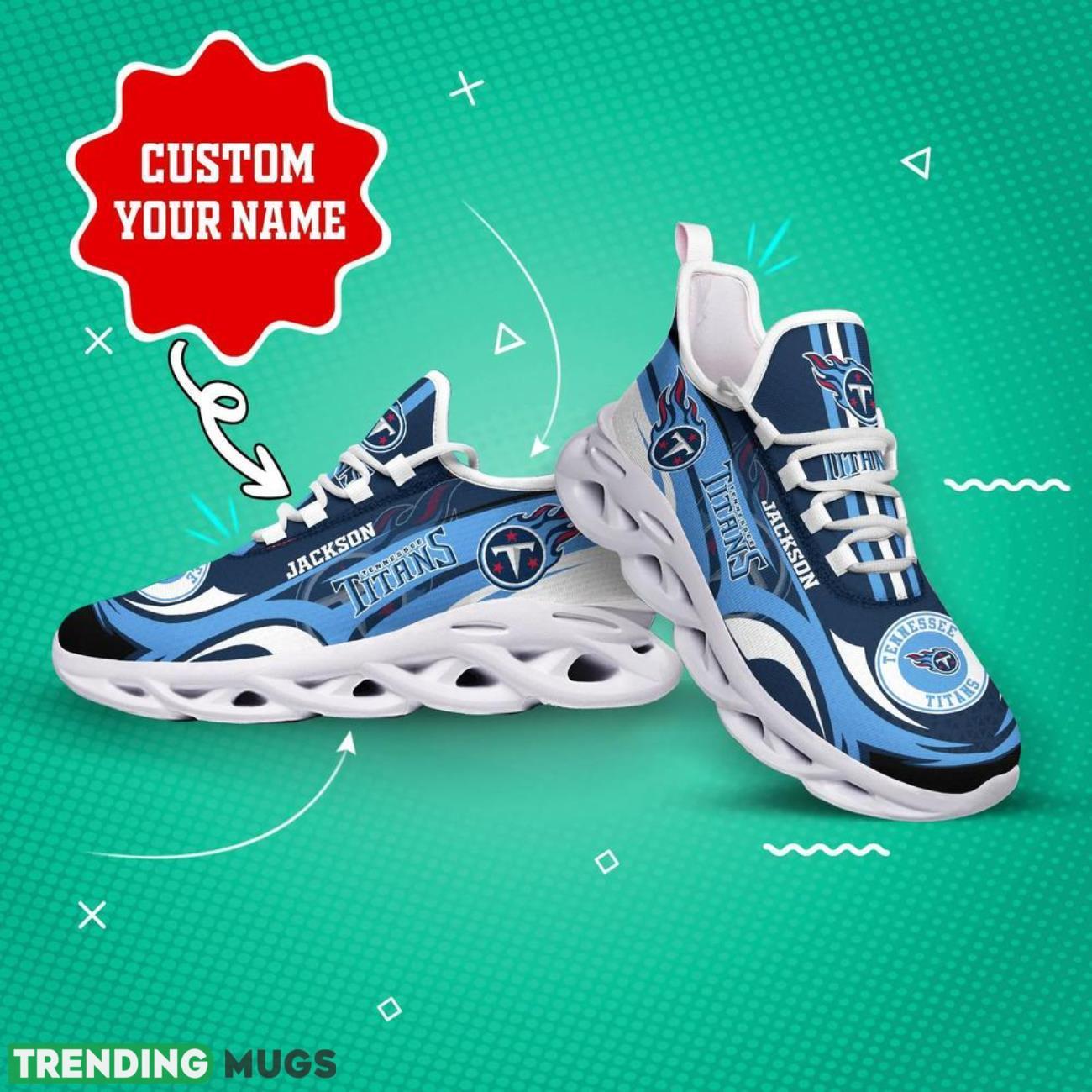 Tennessee Titans NFL Max Soul Shoes Custom Name Sneakers Hot Trending Shoes Max Soul Tennessee Titans NFL Max Soul Shoes Custom Name Sneakers Hot Trending Shoes Max Soul