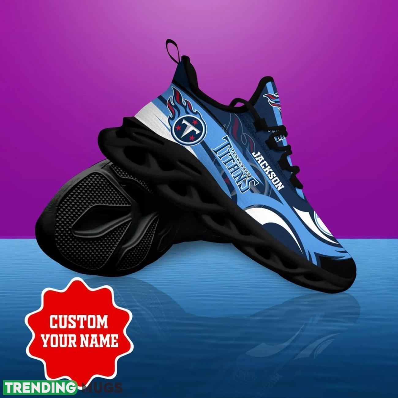 Tennessee Titans NFL Max Soul Shoes Custom Name Sneakers Hot Trending Shoes Max Soul Tennessee Titans NFL Max Soul Shoes Custom Name Sneakers Hot Trending Shoes Max Soul